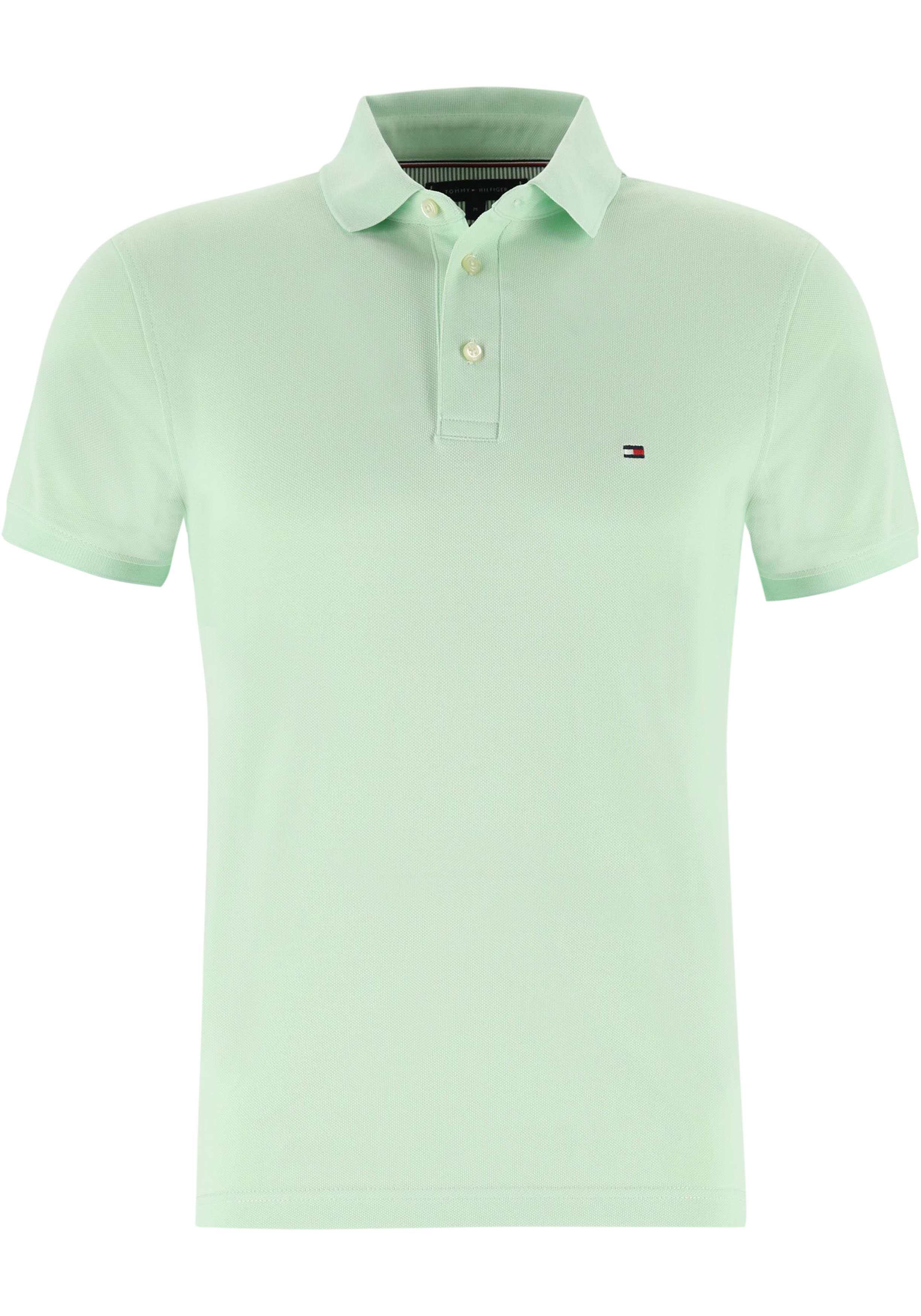 Tommy Hilfiger 1985 Slim Polo, heren poloshirt, groen