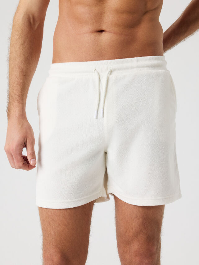 Bjorn Borg Toweling Pool Shorts, korte broek, beige