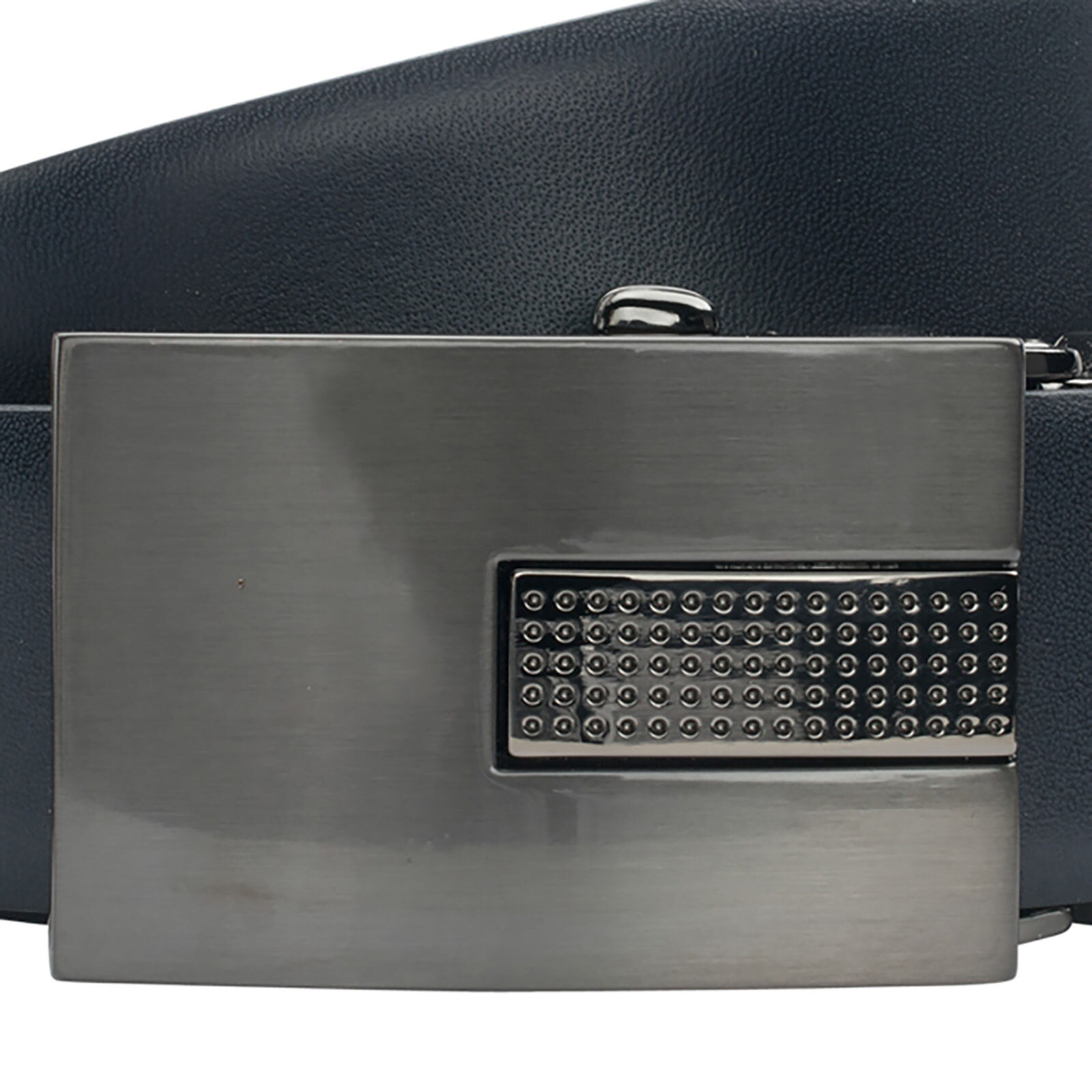LINDENMANN leren heren riem, marine