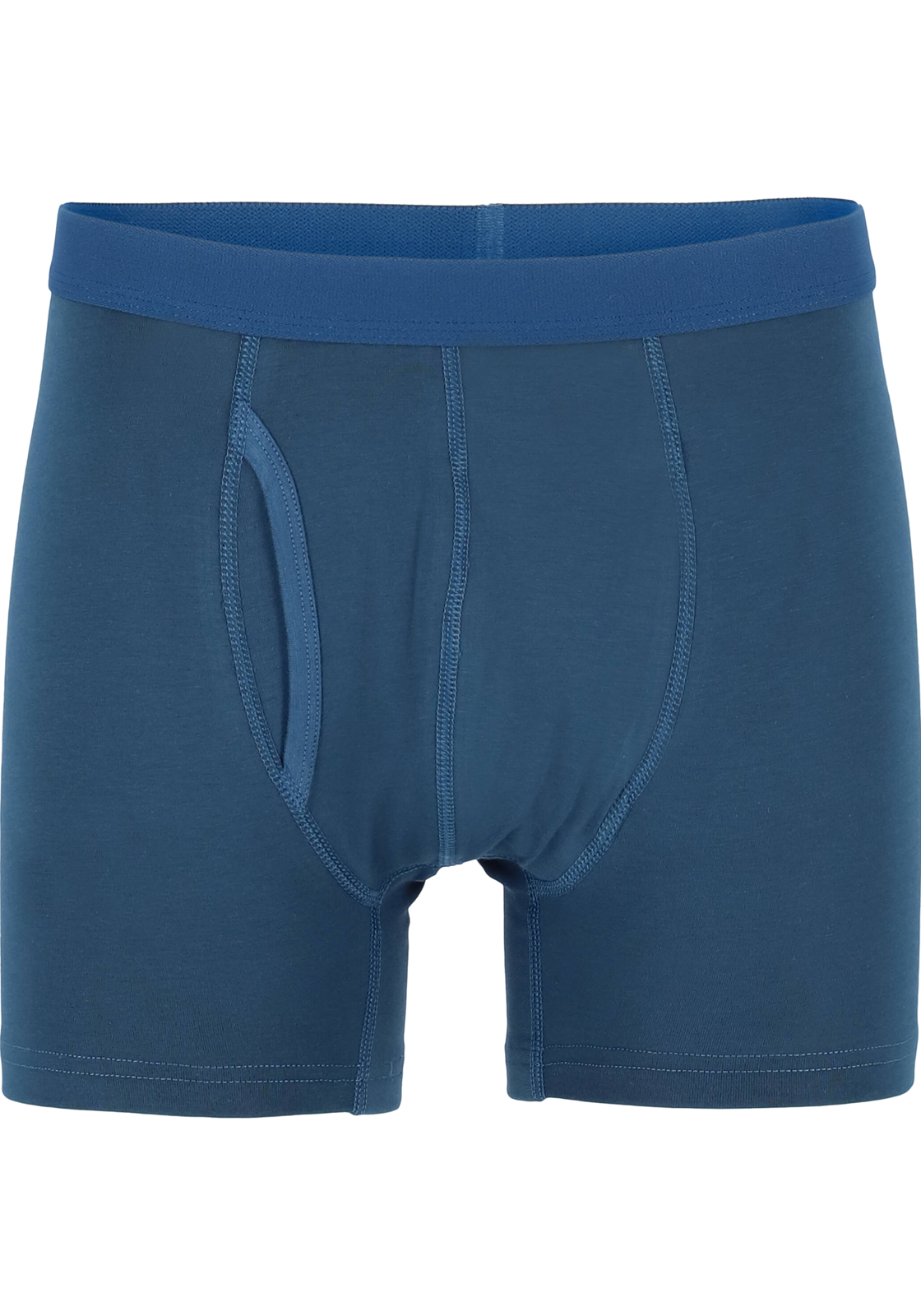 2-8711665542188_HR TEN CATE Basics men boxershorts (3-pack), heren boxers lang met gulp, blauw