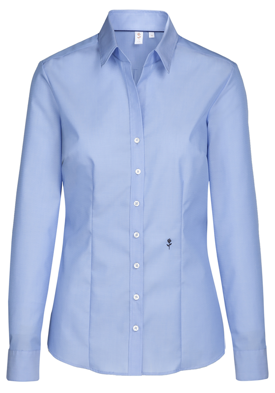 Seidensticker dames blouse slim fit, blauw Seidensticker dames blouse slim fit, blauw