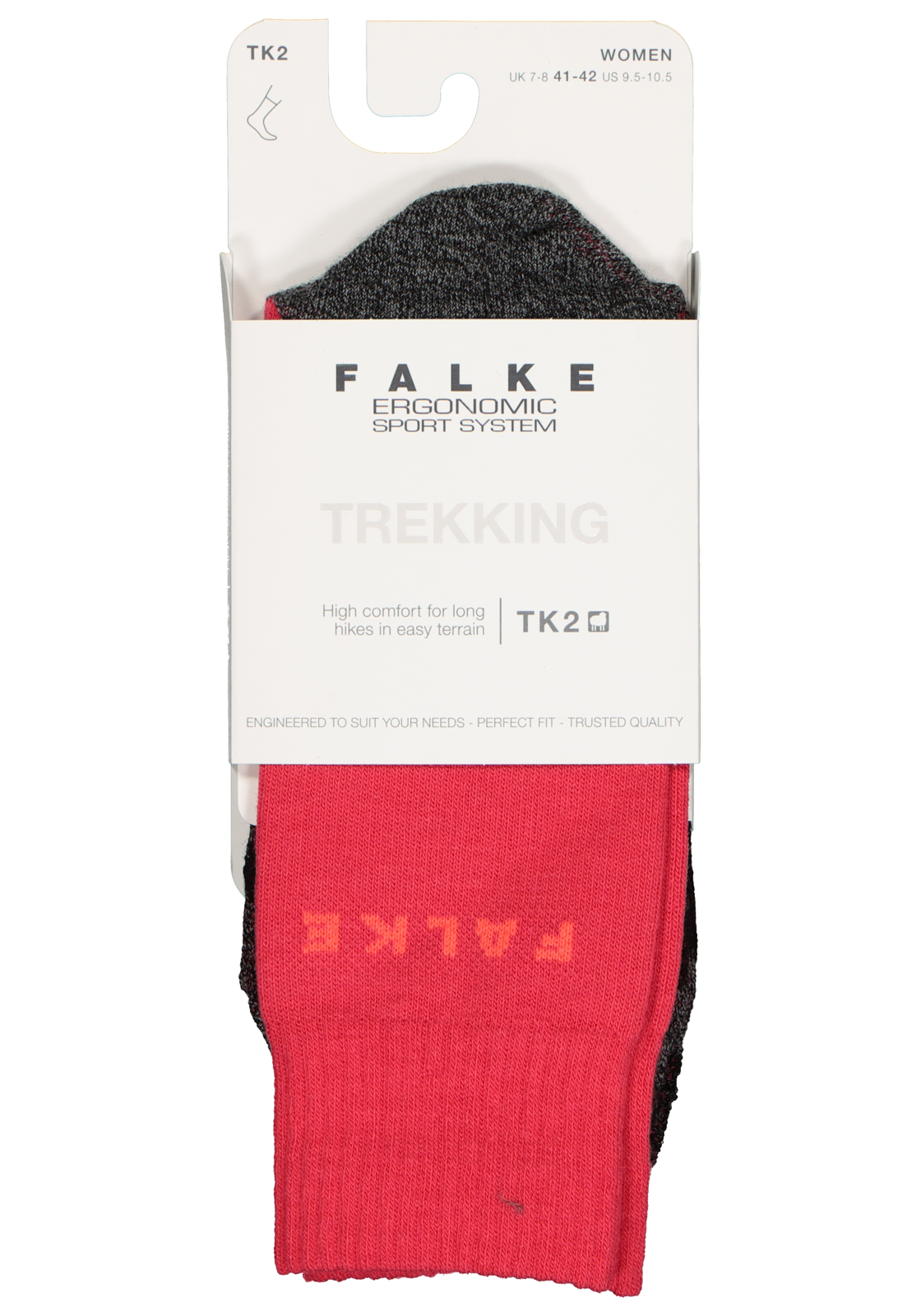 2-4043874077019_sok_HR FALKE TK2 dames wandelsokken, roze-mix