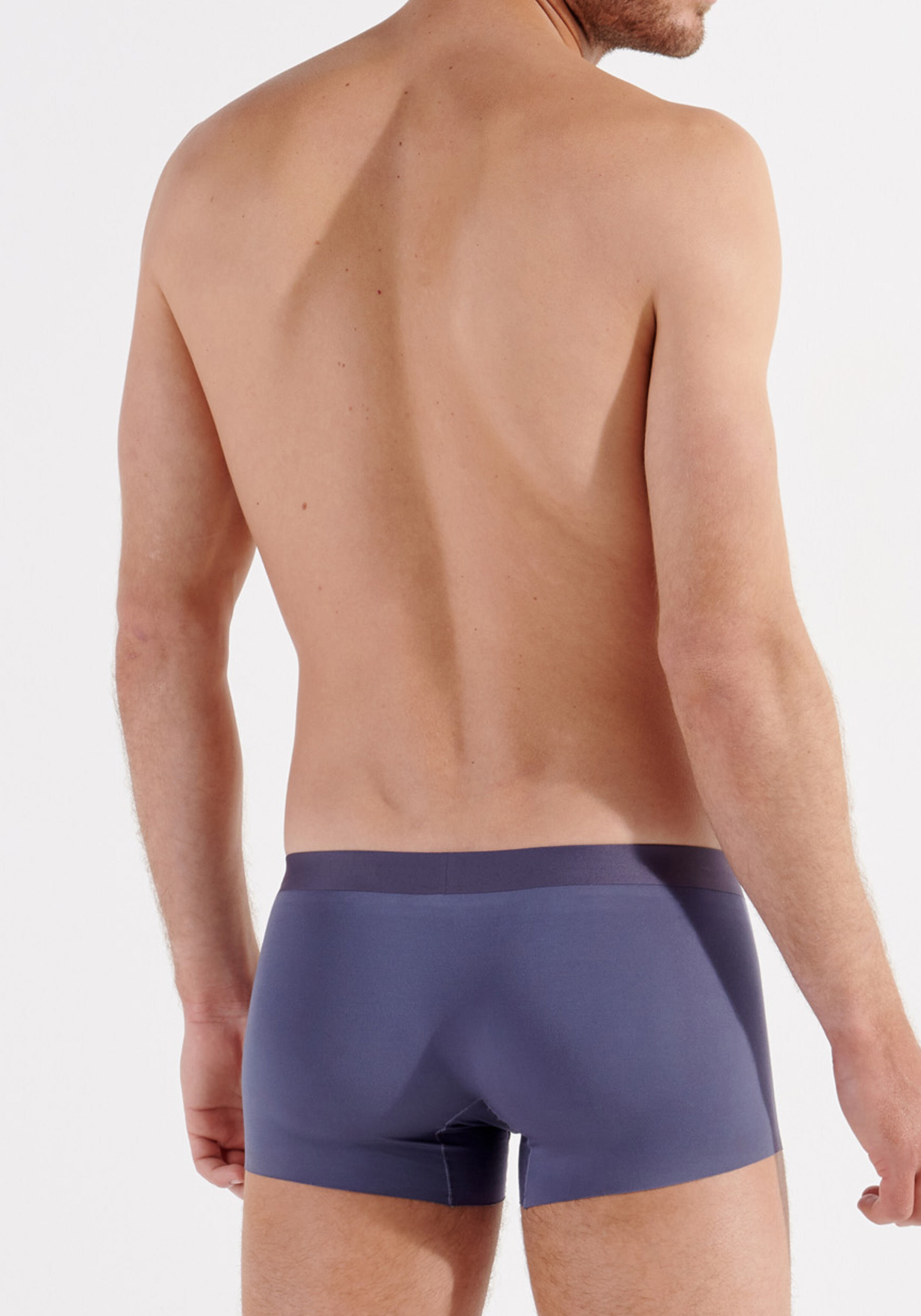 HOM Modal clean cut comfort boxer briefs (1-pack), heren boxer, grijs