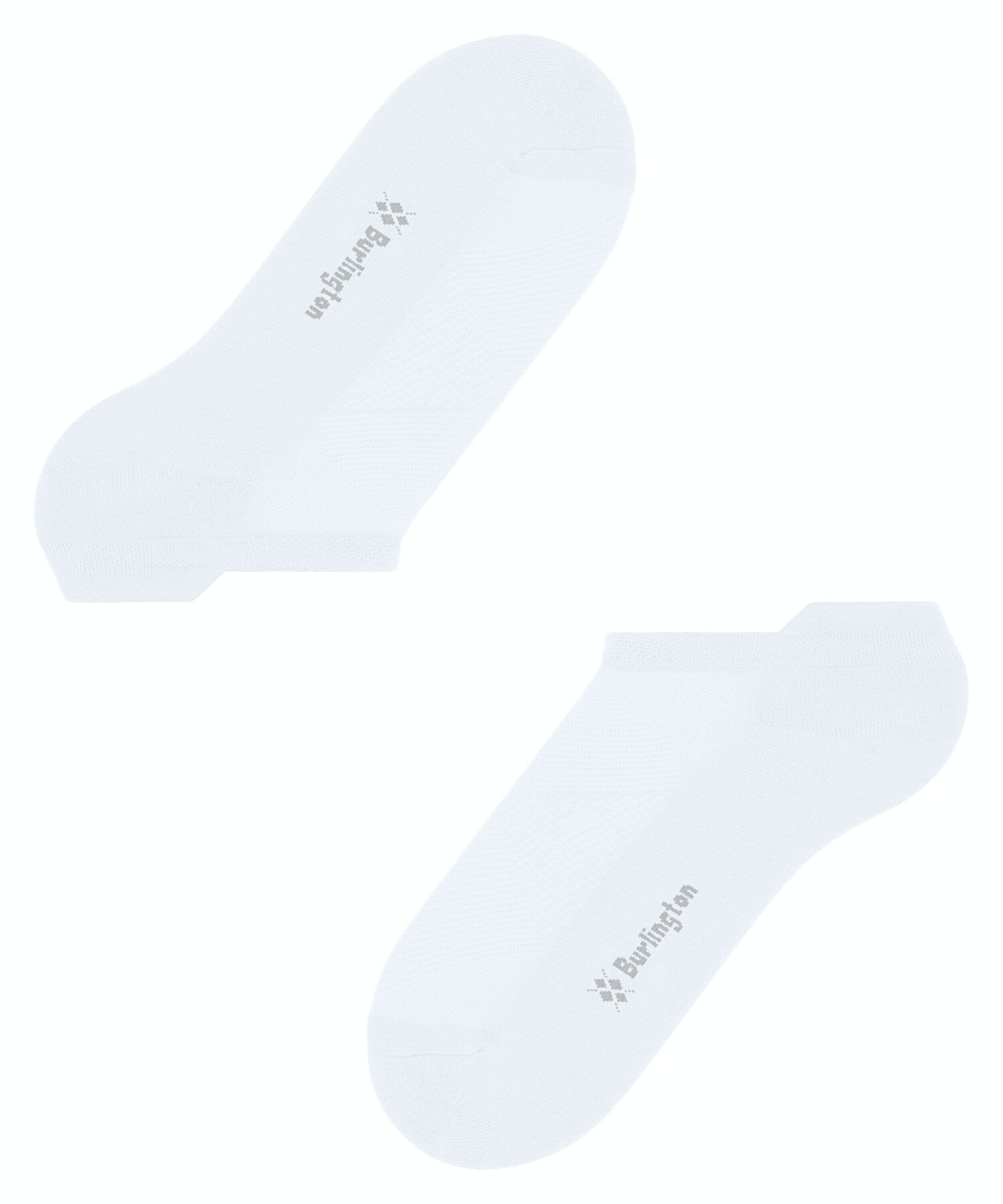 Burlington Athleisure heren sneakersokken, wit (white)