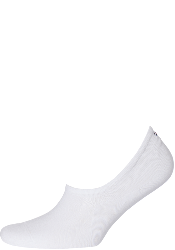 Tommy Hilfiger Footie Socks (2-pack), heren sneaker sokken katoen, onzichtbaar, wit  Tommy Hilfiger Footie Socks (2-pack), heren sneaker sokken katoen, onzichtbaar, wit