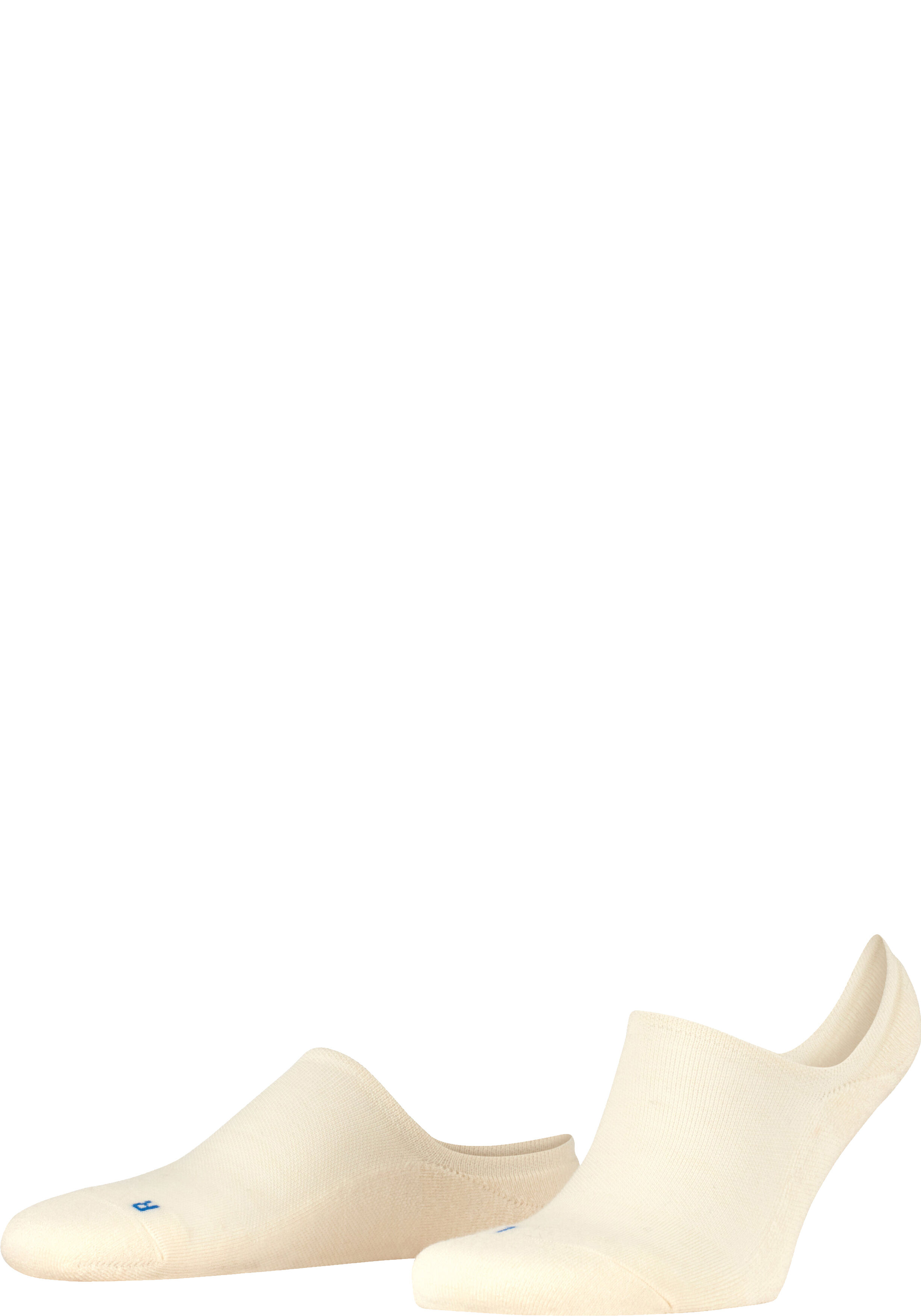 FALKE Keep Warm invisible unisex sokken, wit (off-white)