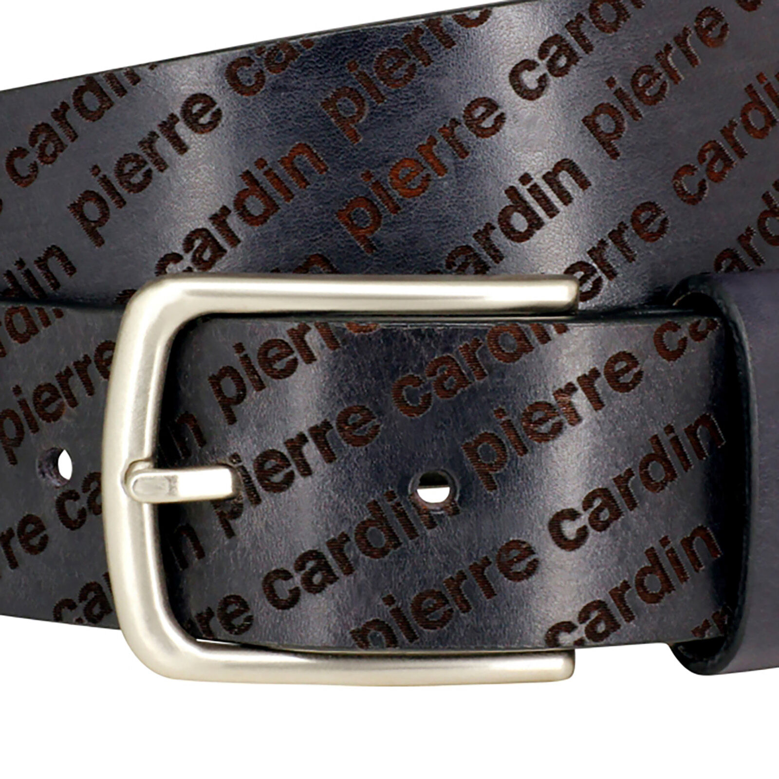 PIERRE CARDIN leren heren riem, marine