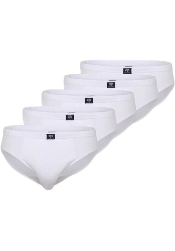 Ceceba heren sport slip (5-pack), wit Ceceba heren sport slip (5-pack), wit