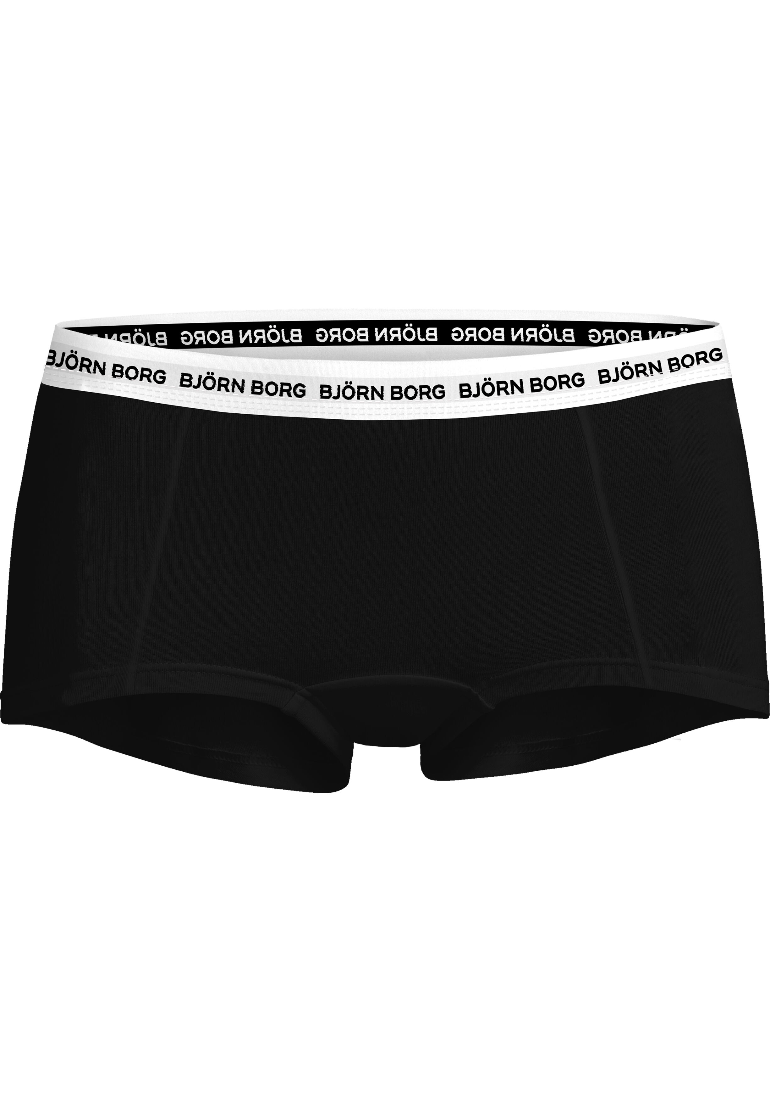 Bjorn Borg dames Core minishorts, boxers korte pijpen (3-pack), wit, groen, zwart