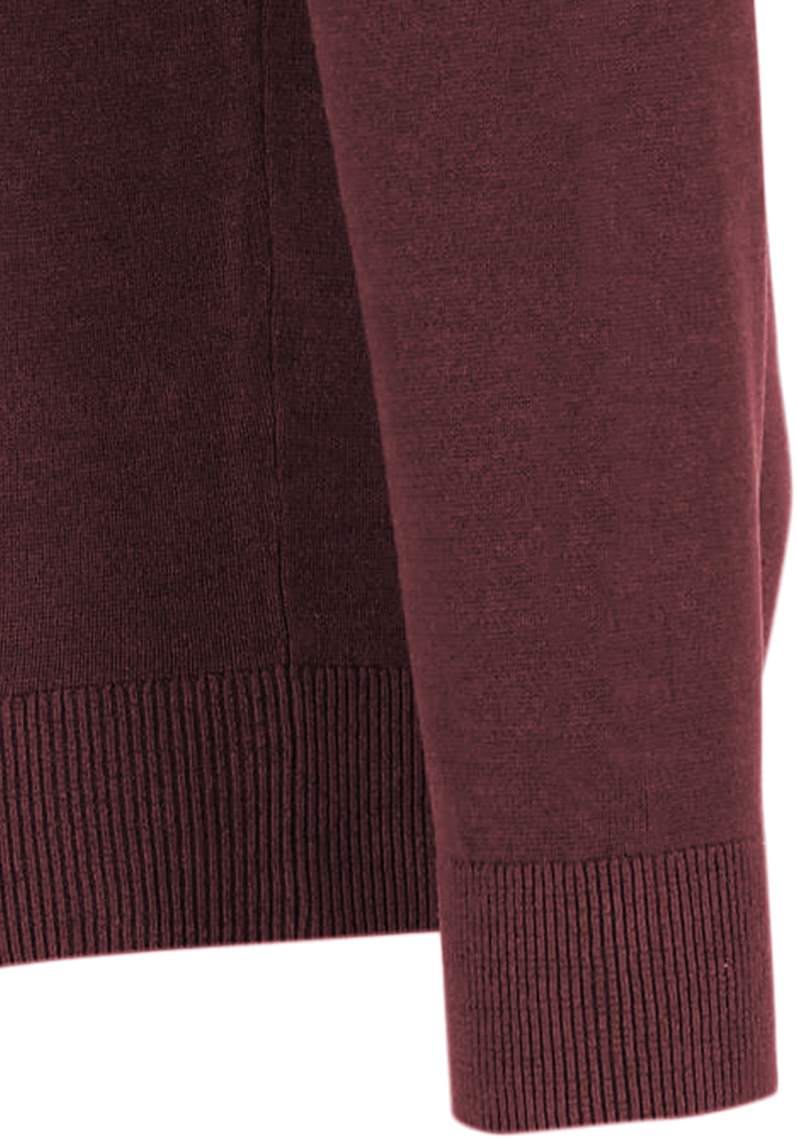 Michaelis heren trui katoenmengsel, slim fit coltrui, donkerrood Michaelis heren trui katoenmengsel, slim fit coltrui, donkerrood