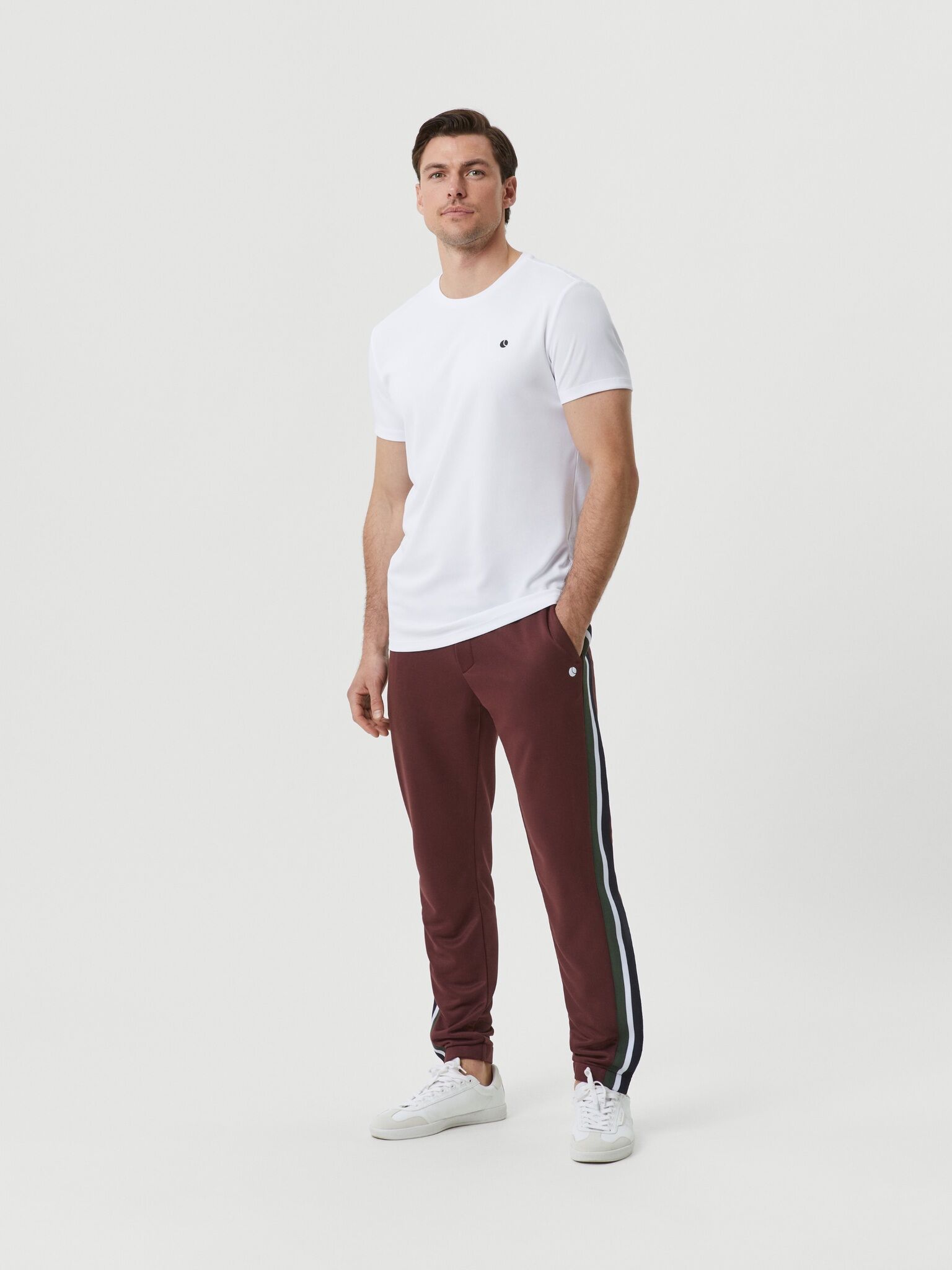 Bjorn Borg Ace T-shirt stripe, wit
