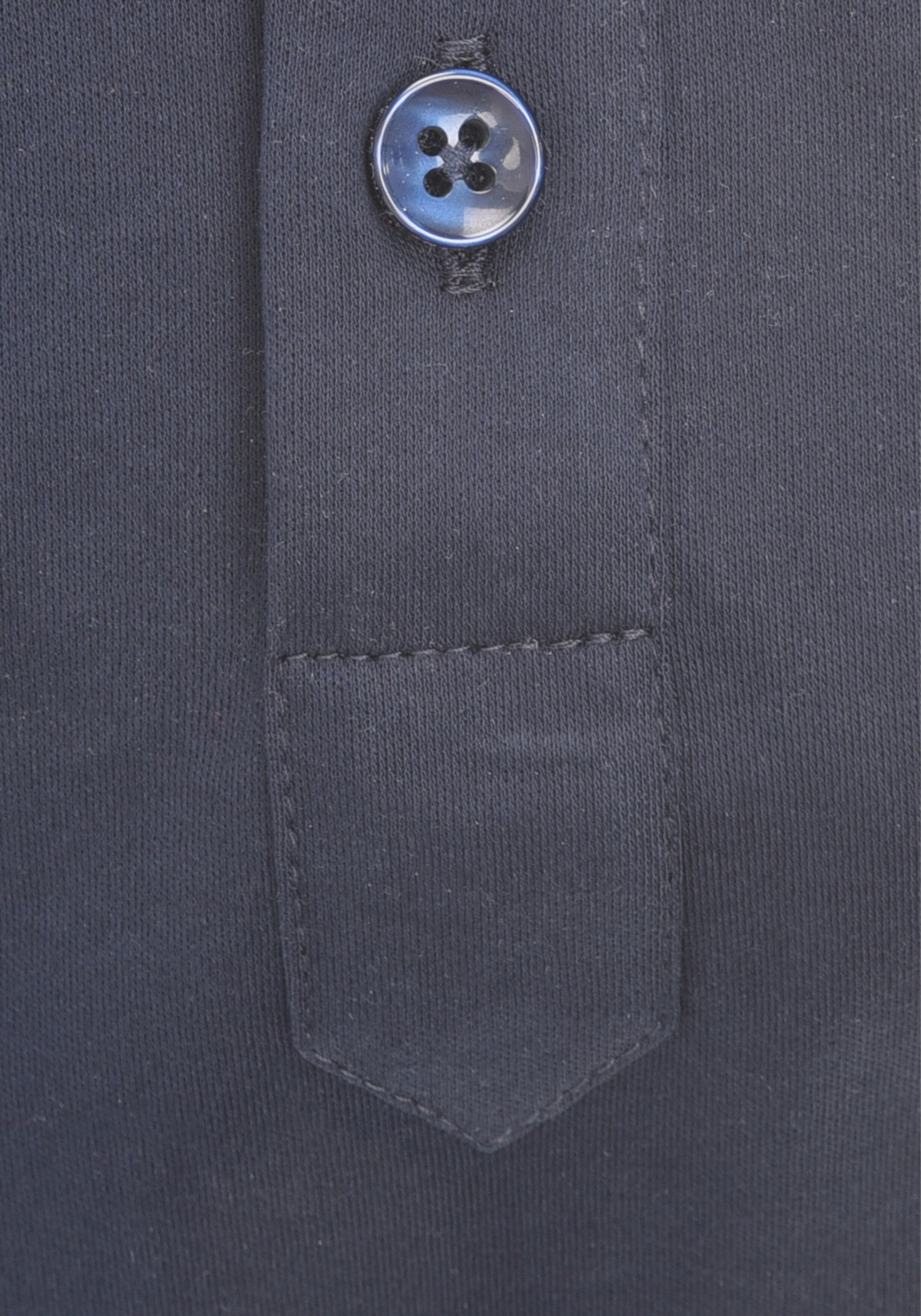 Ledub modern fit polo overhemd, tricot, jersey, donkerblauw