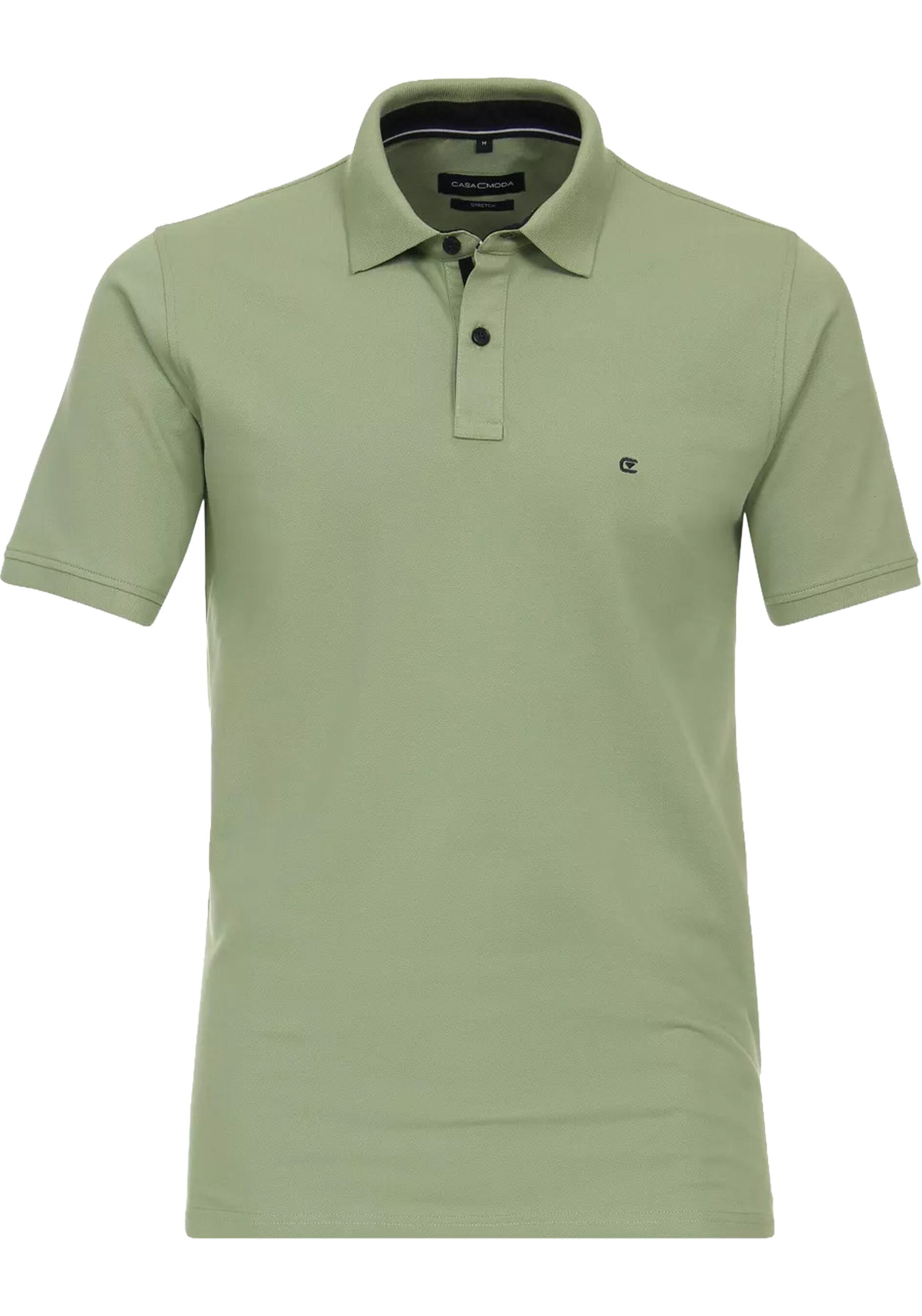 CASA MODA comfort fit heren polo, groen