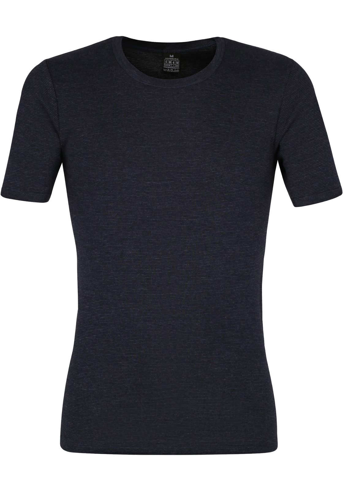 Gotzburg heren T-shirt met O-hals (1-pack), middenblauw Gotzburg heren T-shirt met O-hals (1-pack), middenblauw