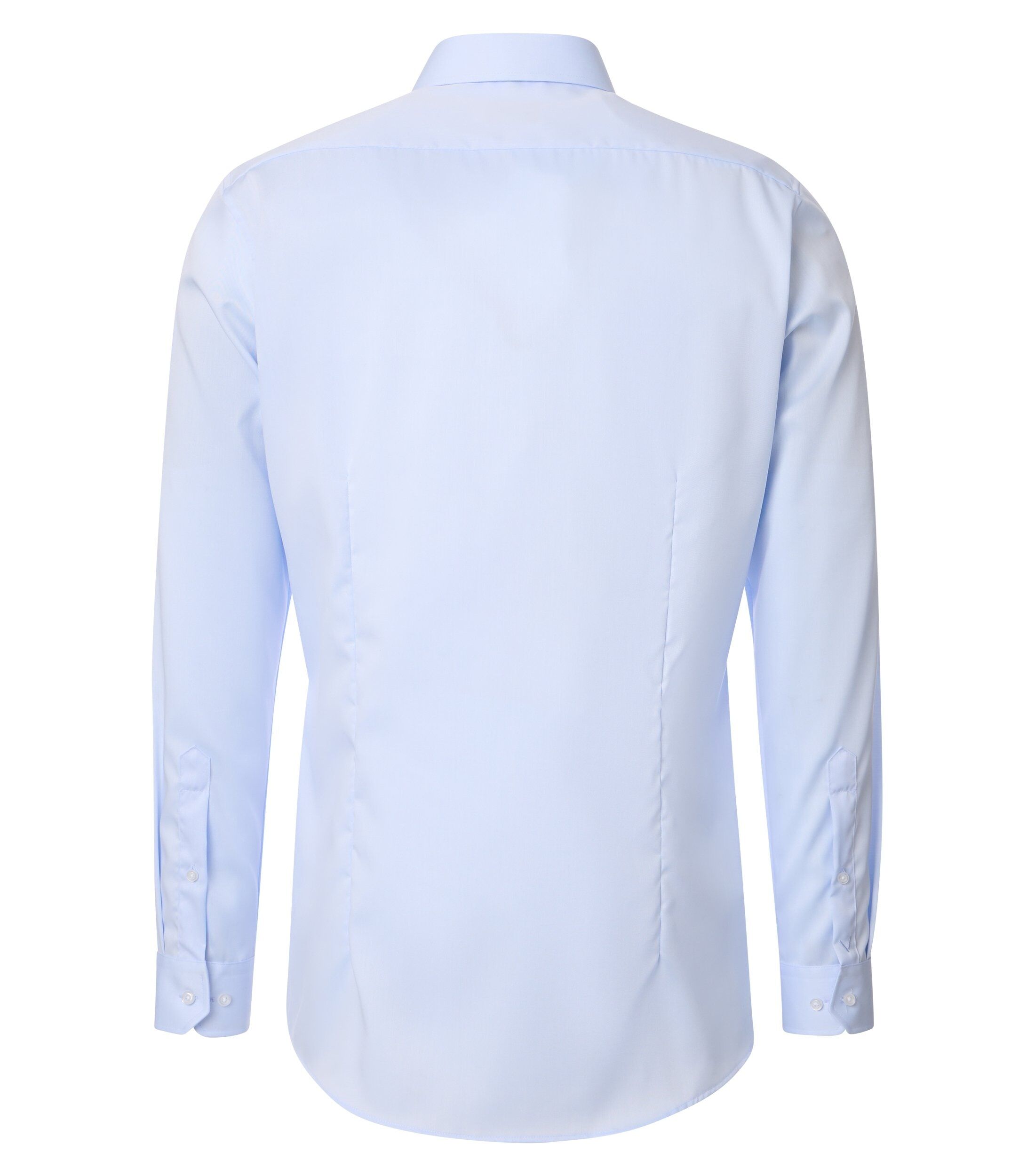 VENTI body fit overhemd, twill, donkerblauw