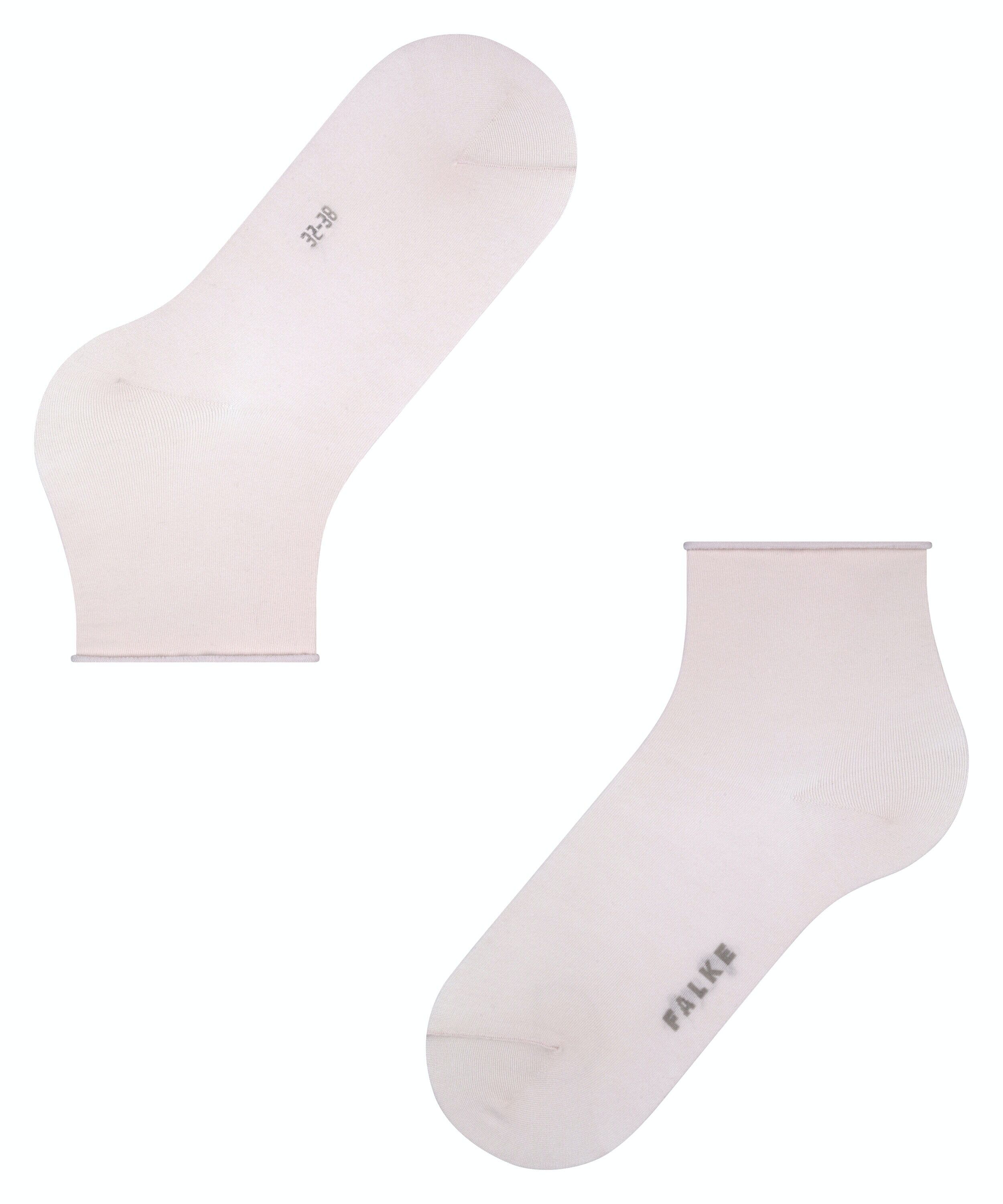 FALKE Cotton Touch damessokken kort, lichtroze  (light pink)