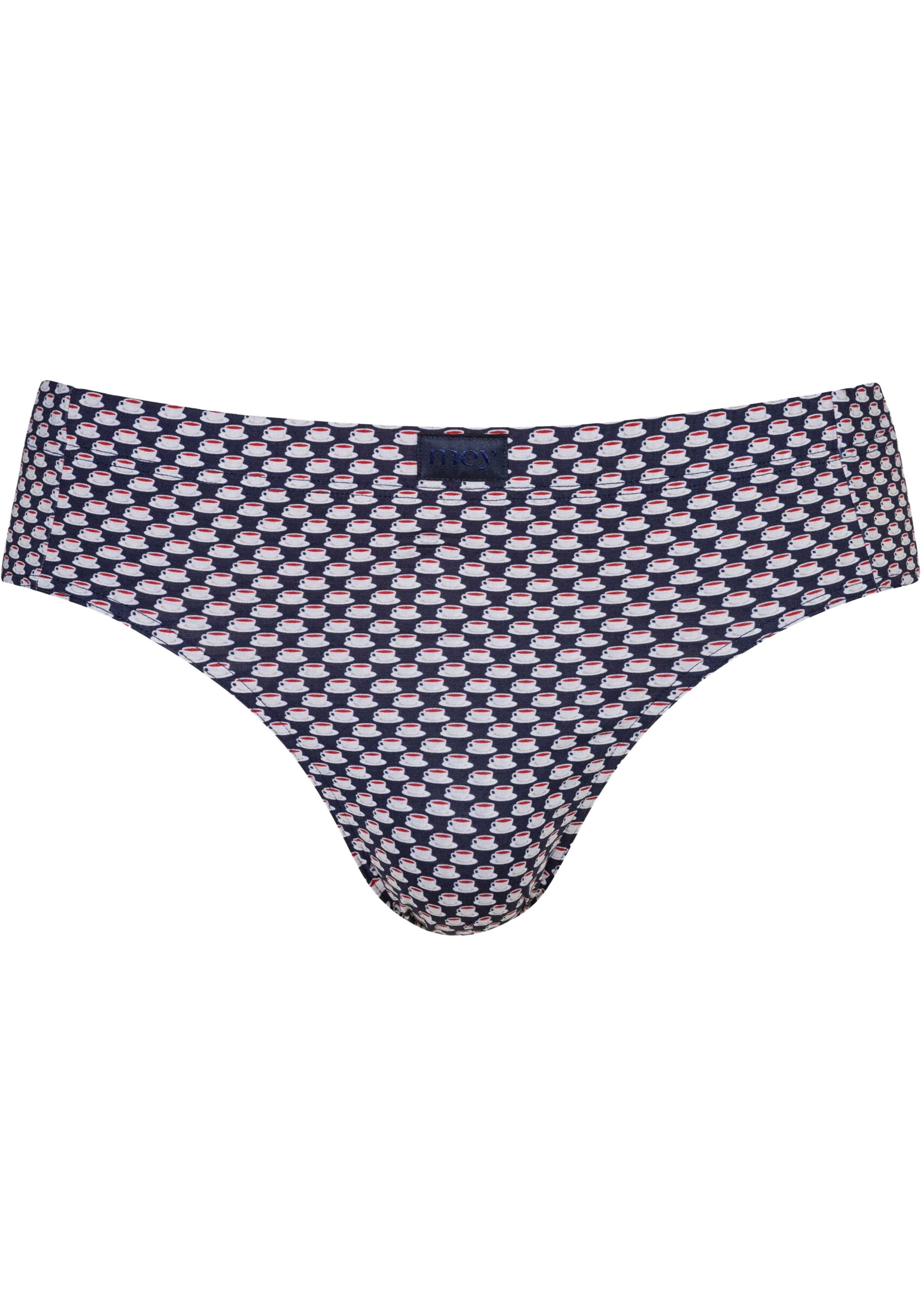Mey heren jazz pants Espresso Lovers, slip, marine blauw