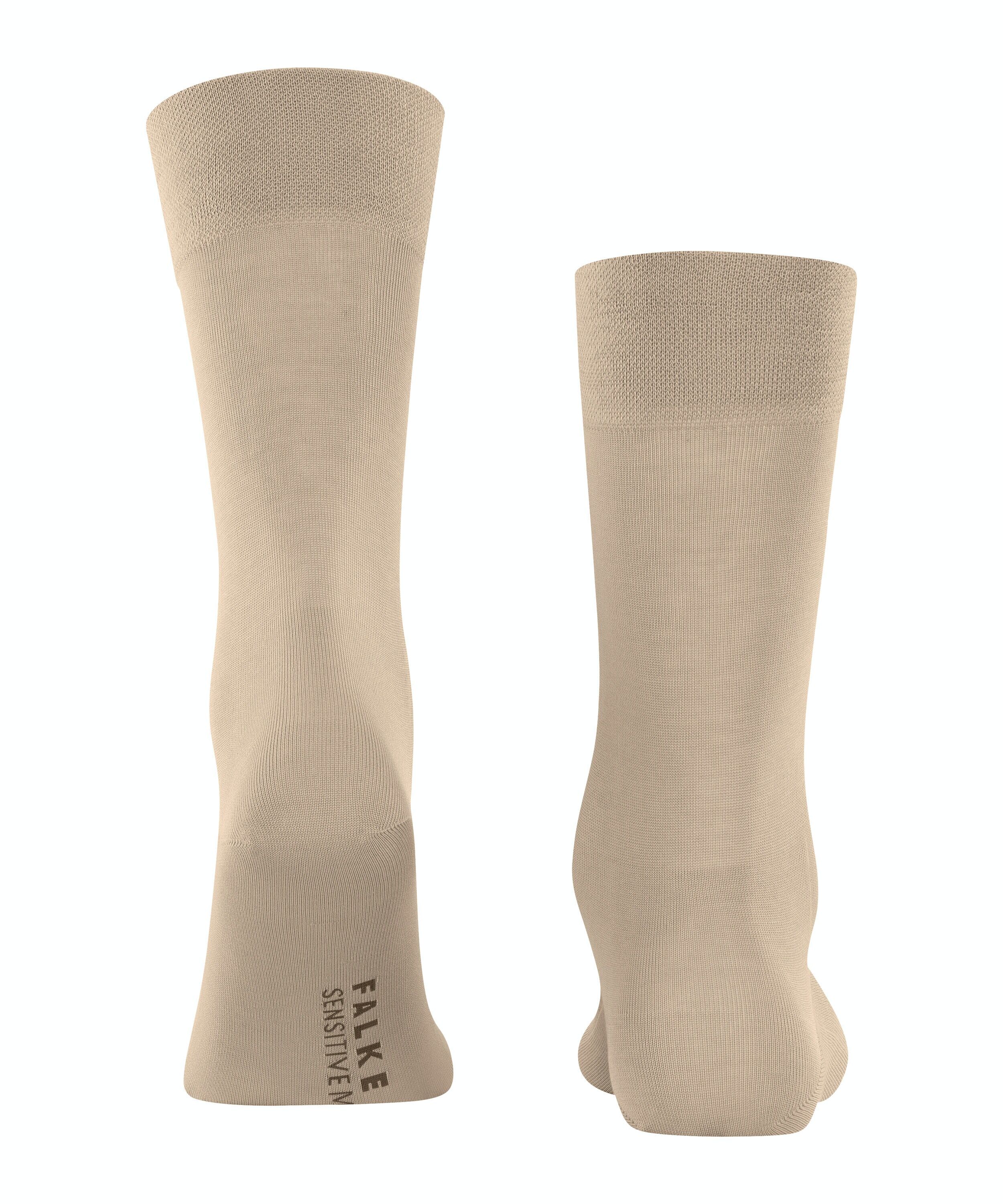 FALKE Sensitive Malaga herensokken, beige (silk)