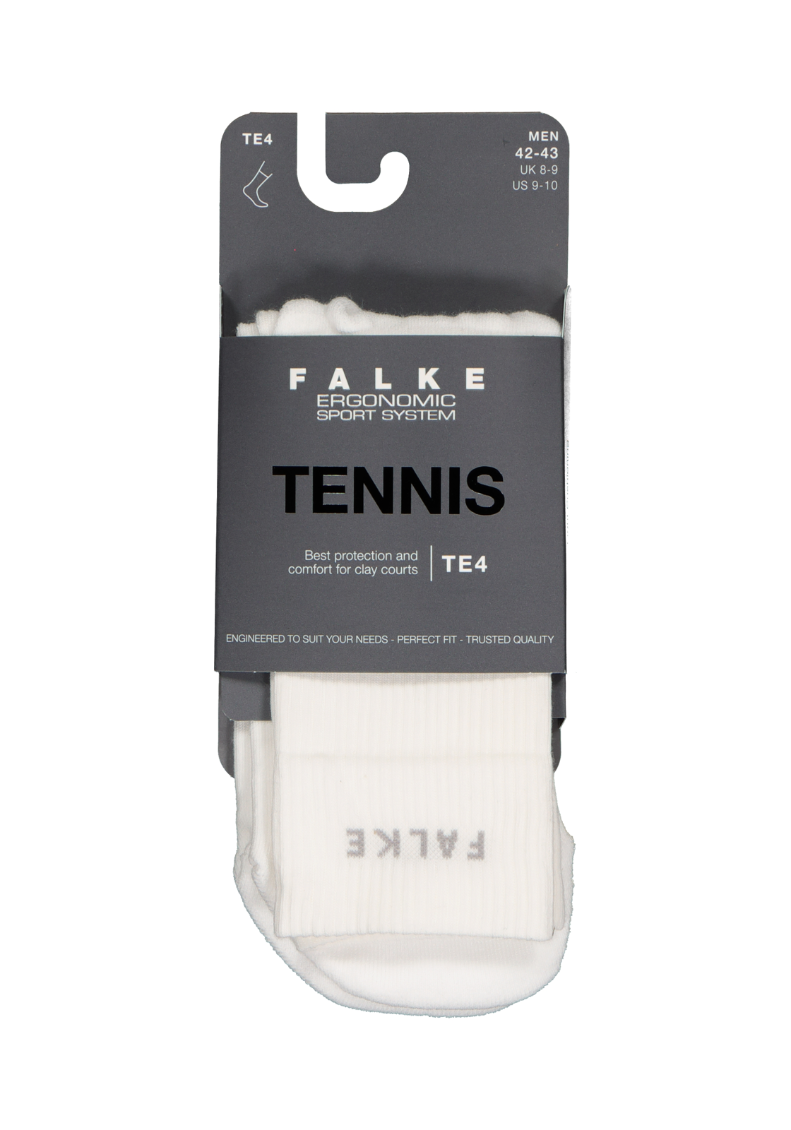 3-4043874823982_falke_sokken_1p_HR FALKE TE4 heren tennissokken, wit
