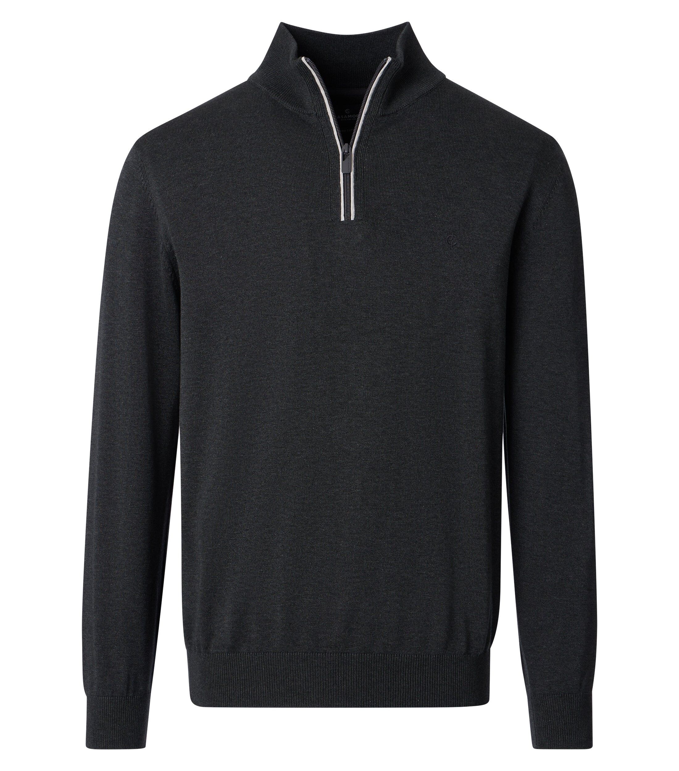 CASA MODA comfort fit schipperstrui, antracietgrijs