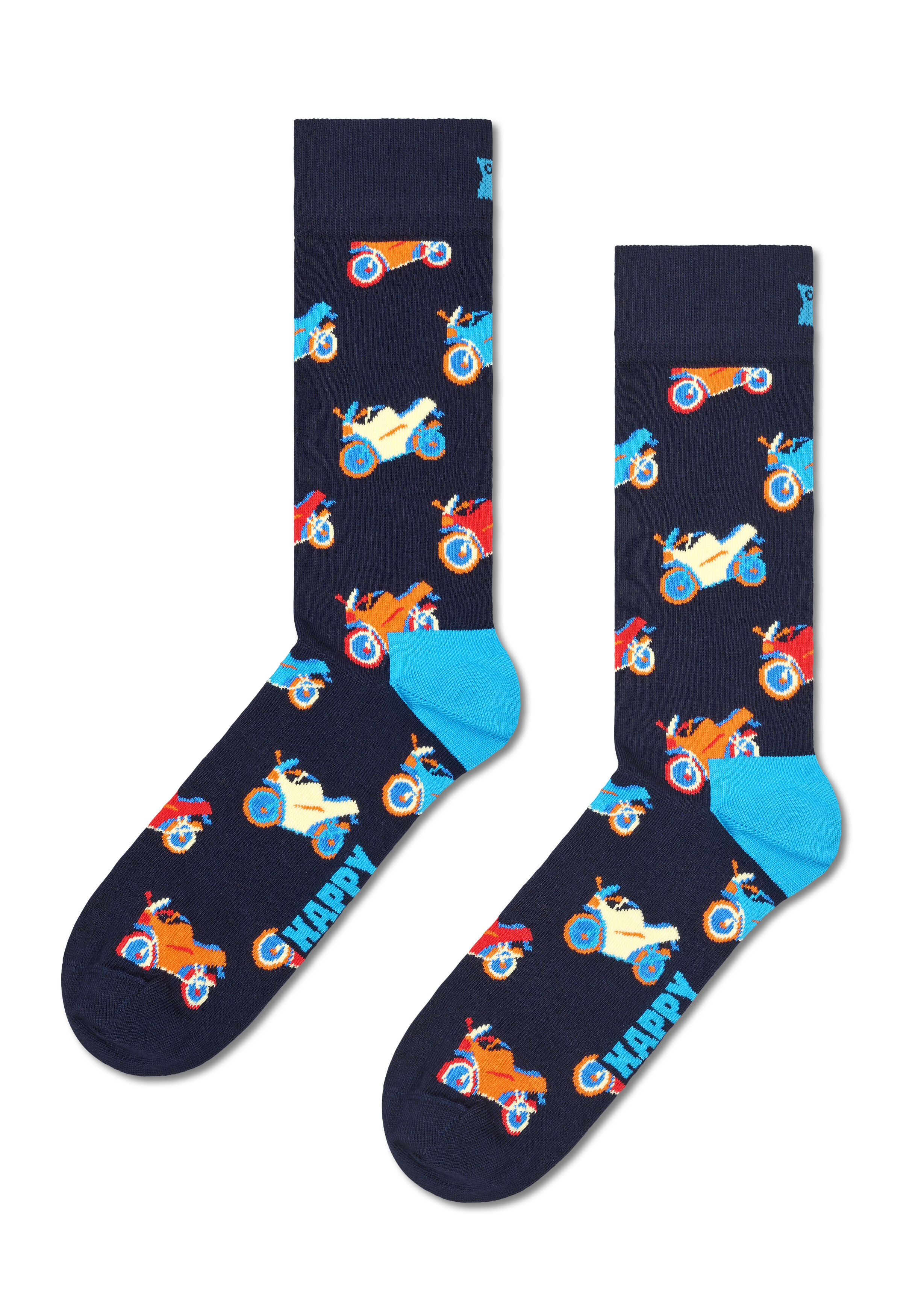 Happy Socks Navy Socks Gift Set (3-pack), unisex sokken in cadeauverpakking, navy