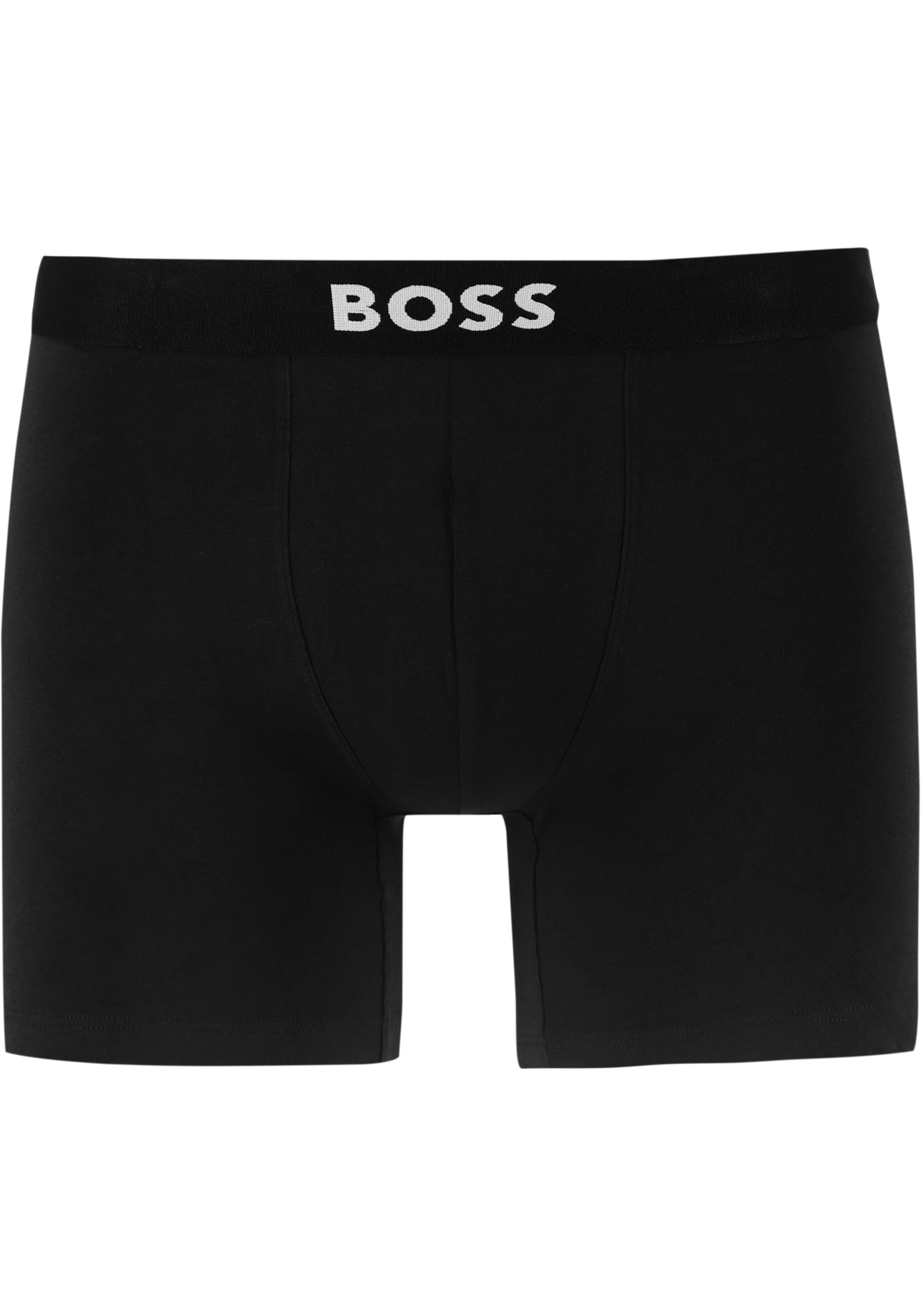 HUGO BOSS ONE boxer briefs (3-pack), heren boxers normale lengte, zwart, grijs, donkerblauw