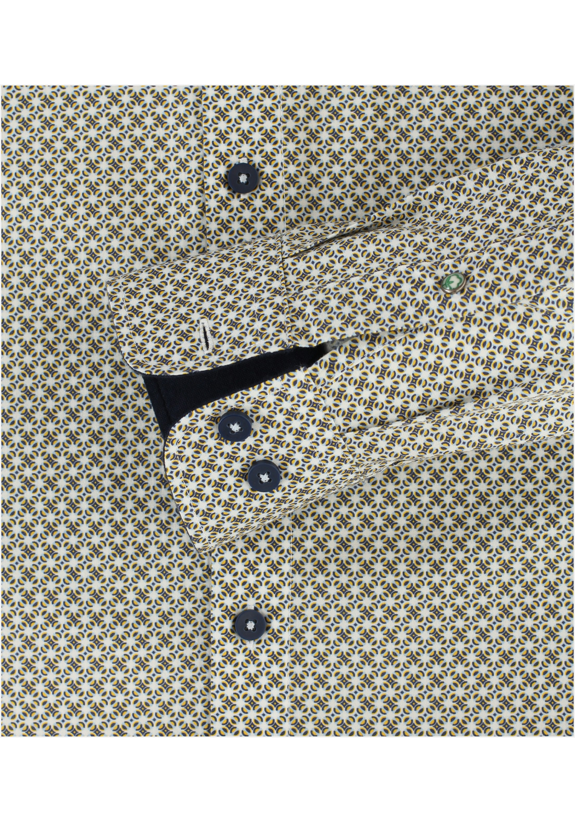 image_5_defa0bbfb9d4f6c09e5ddc24da3678f4jpgautoformatbgF3F3F3blend-alpha100blend-colorF3F3F3blend-modedarkenfitclampp Redmond comfort fit overhemd, popeline, geel dessin