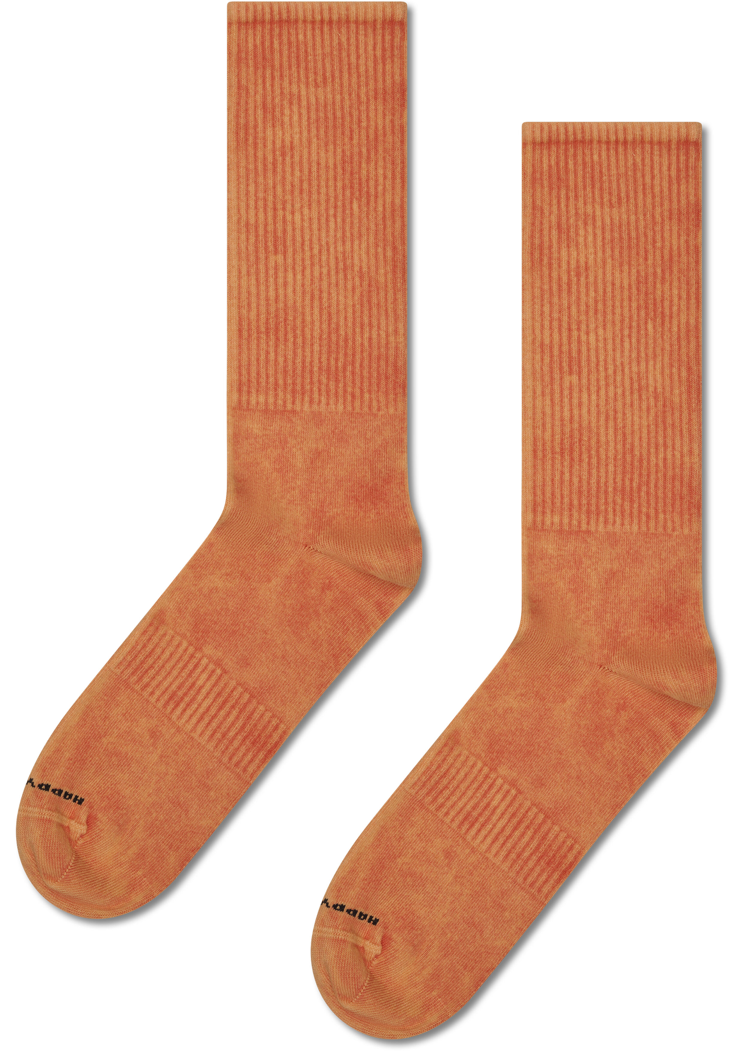 Happy Socks Acid Wash Sneaker Sock, unisex sokken, oranje