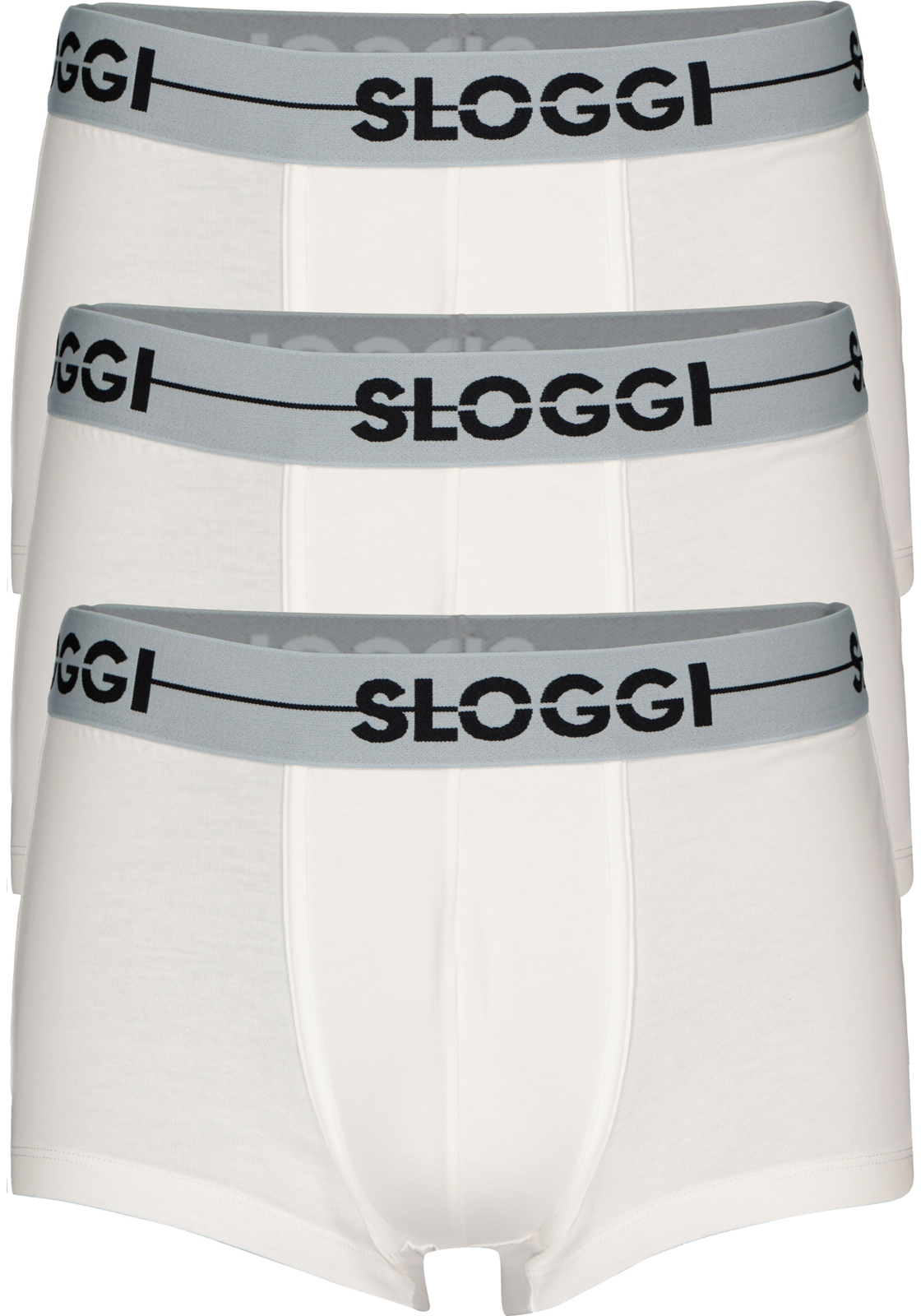 1-7613109998340_sloggi_boxer_3p_HR Sloggi Men GO Hipster, heren boxers (3-pack), wit