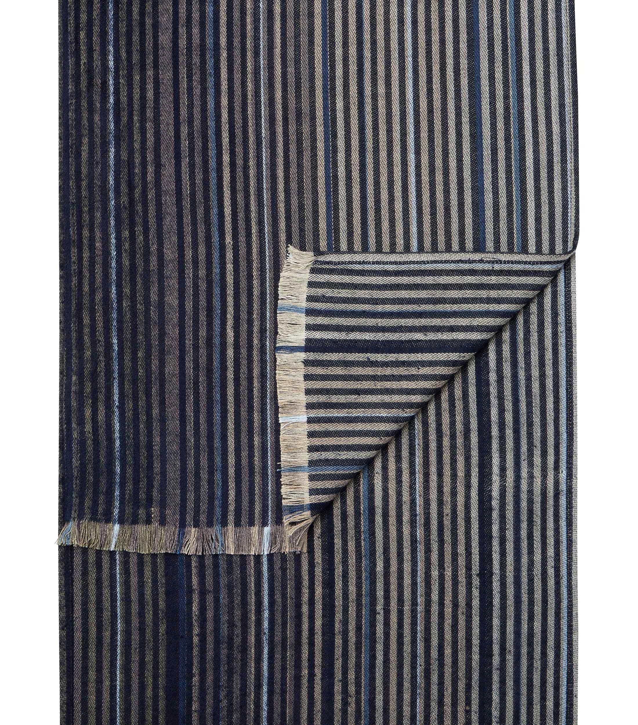 CASA MODA sjaal, donkerblauw, beige, lichtblauw dessin