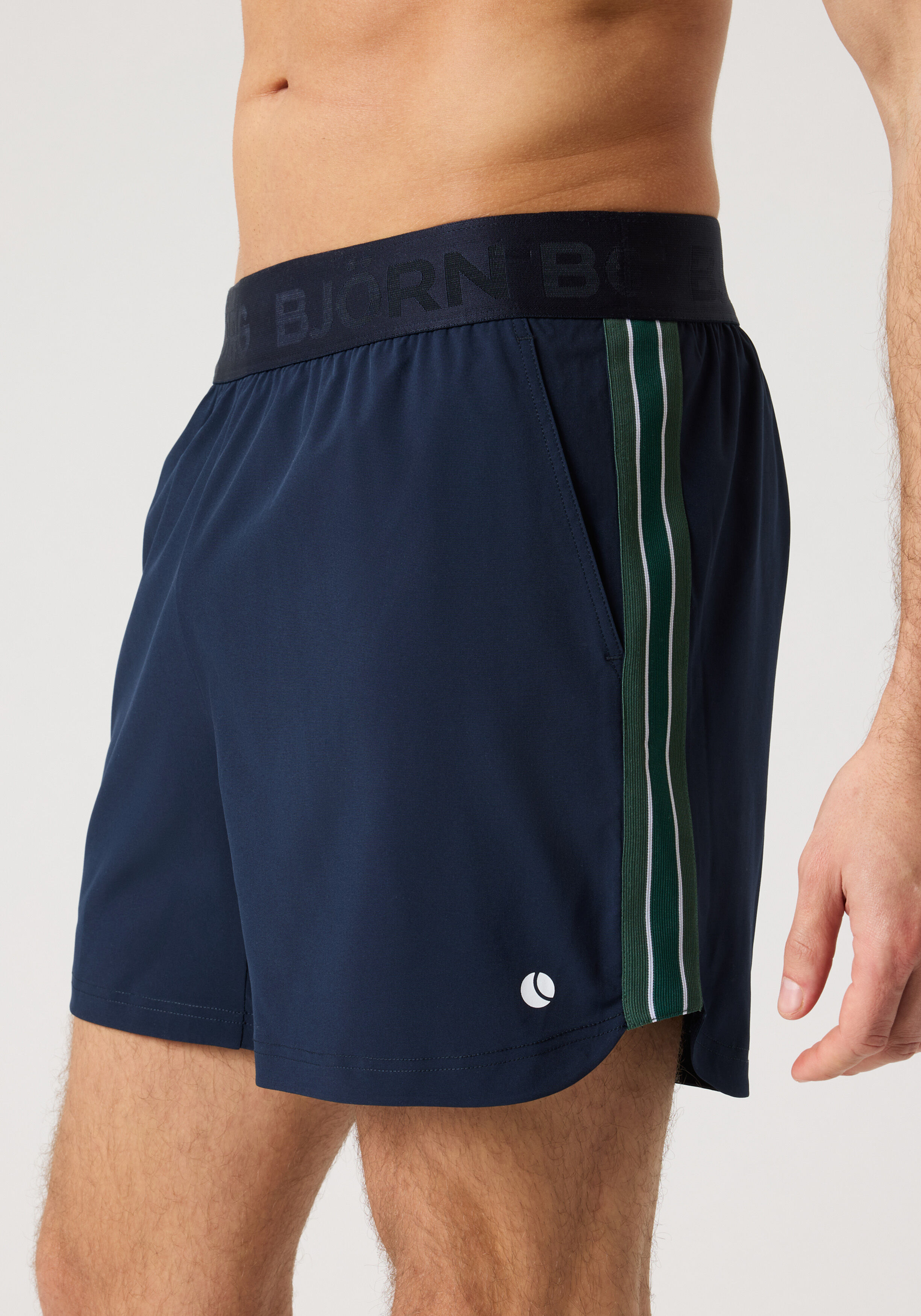 Bjorn Borg Ace Retro 6Inch Shorts, heren sportbroek kort, donkerblauw