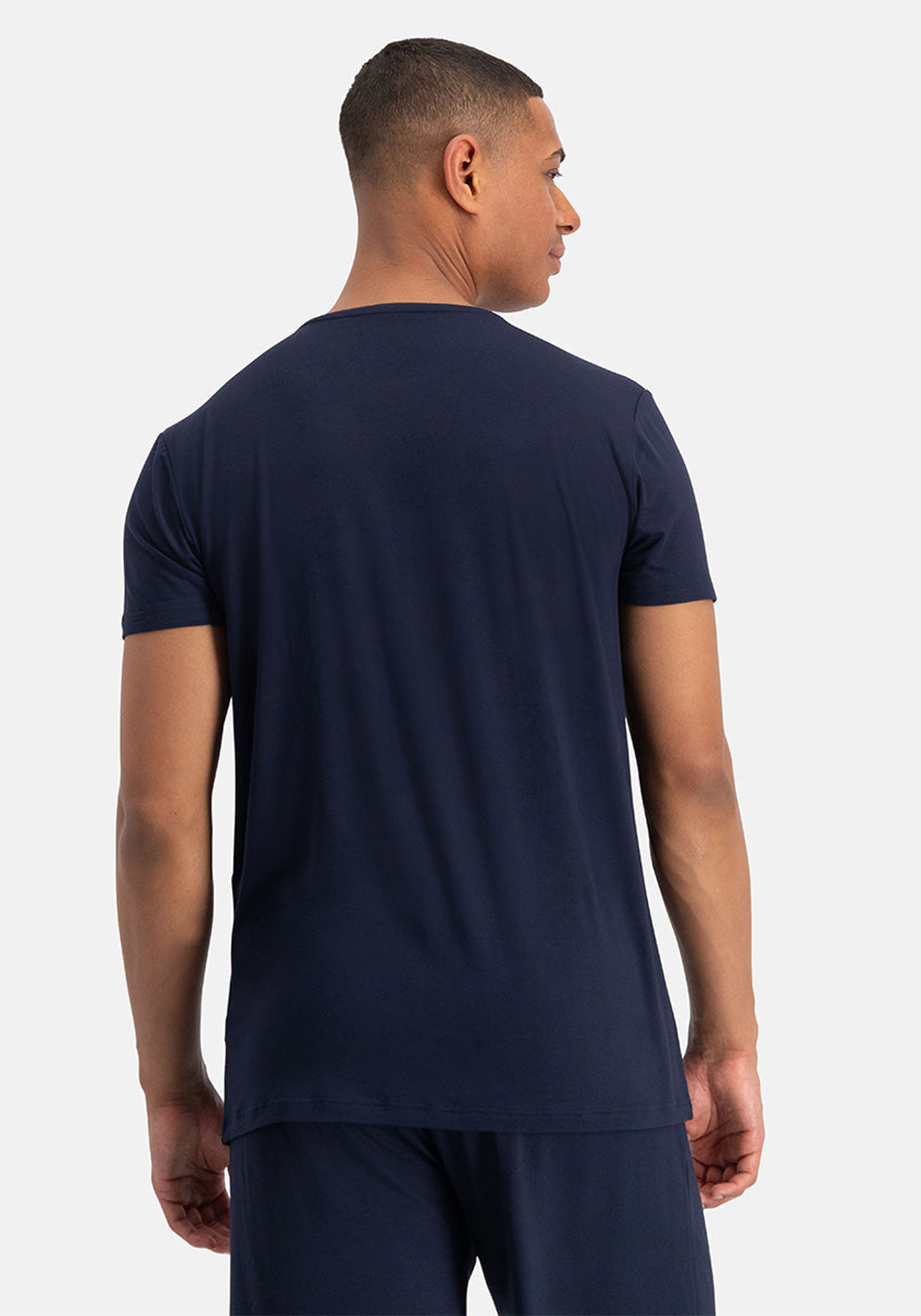 Bamboo Basics Nolan shortama set, heren shortama, donkerblauw