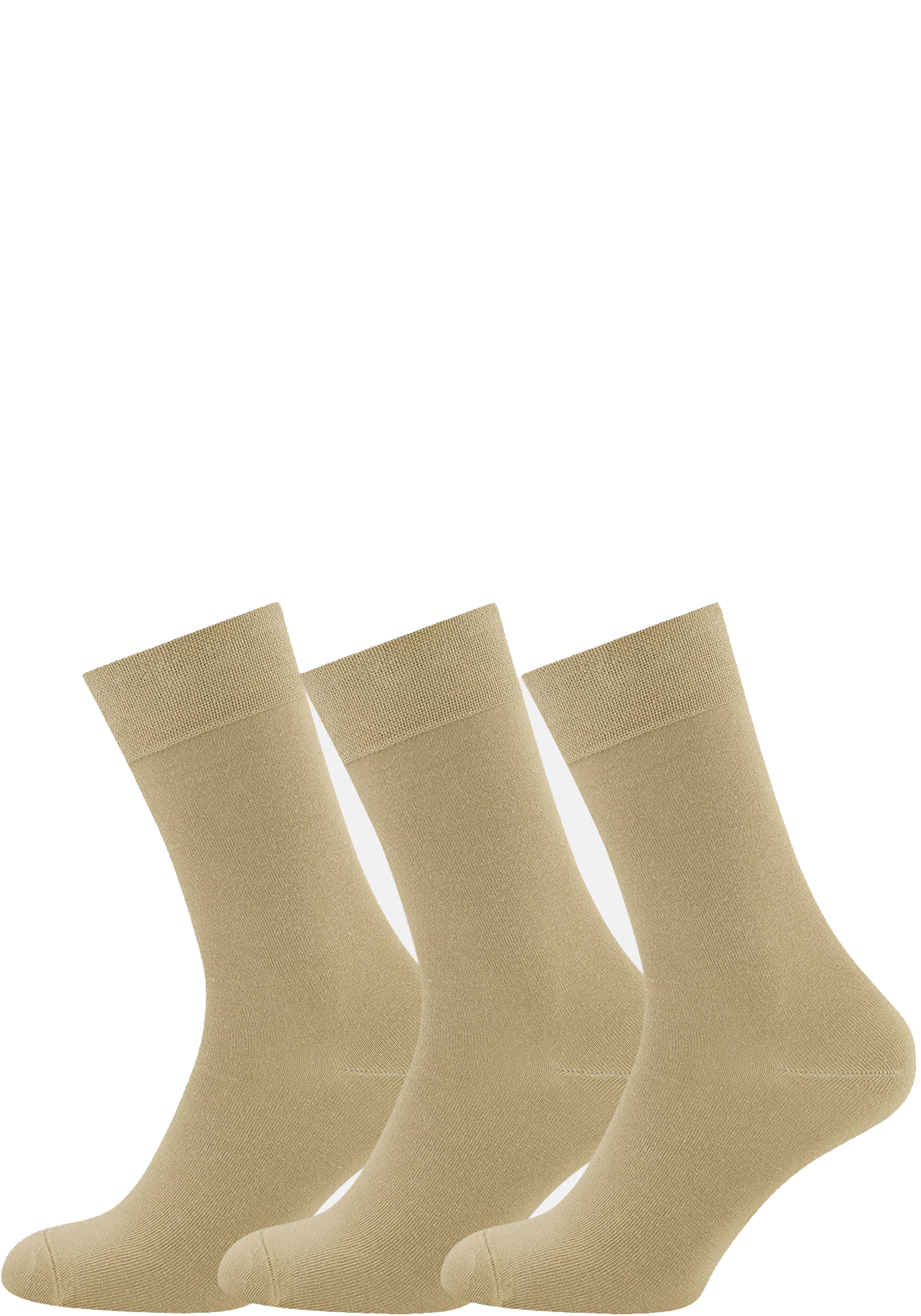 Bamboo Basics Beau socks (3-pack), unisex sokken, zand