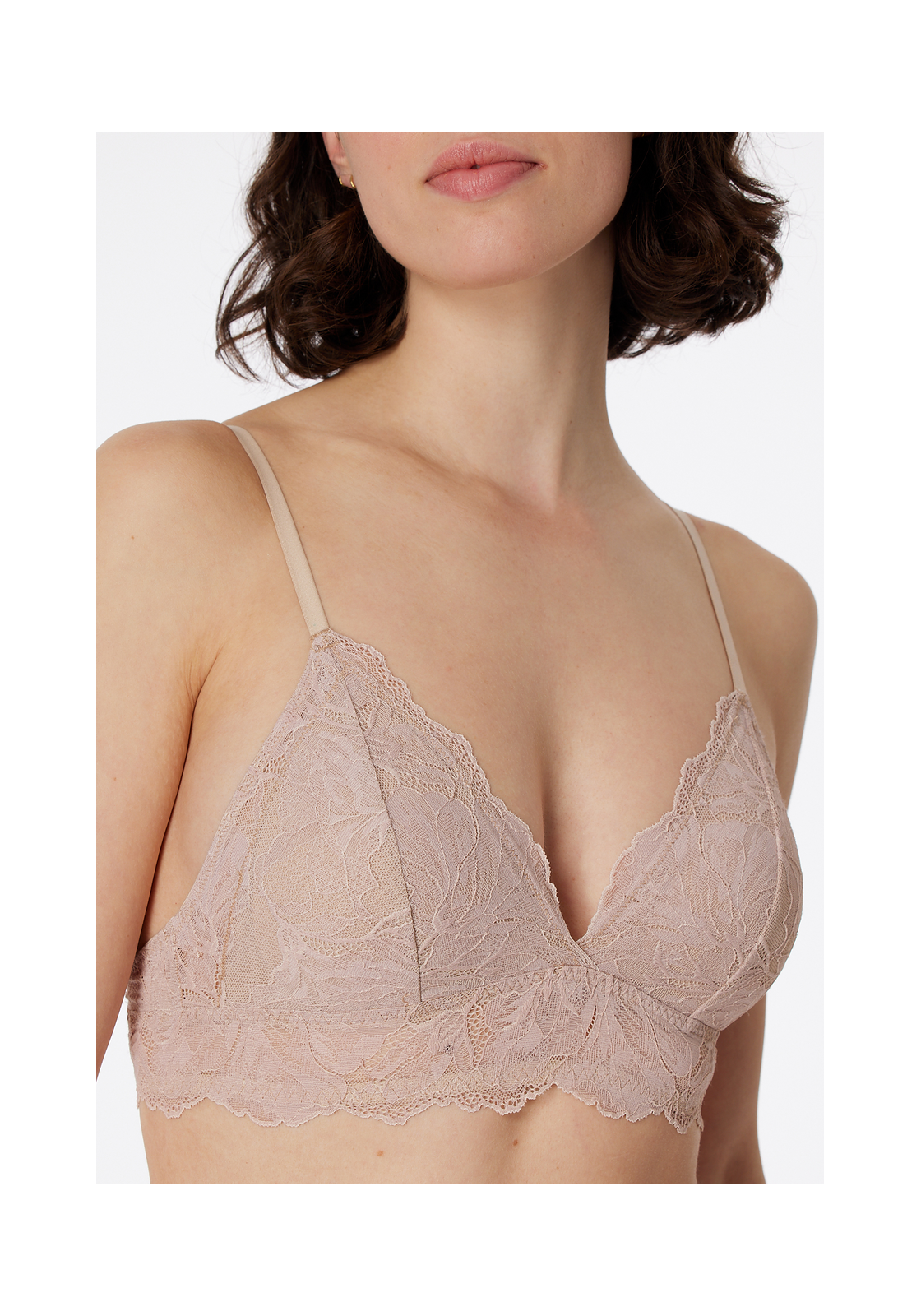 image_5_179908-409_4_1280x1280 SCHIESSER Modal&Lace bralette (1-pack), dames bustier verwijderbare kussentjes beige