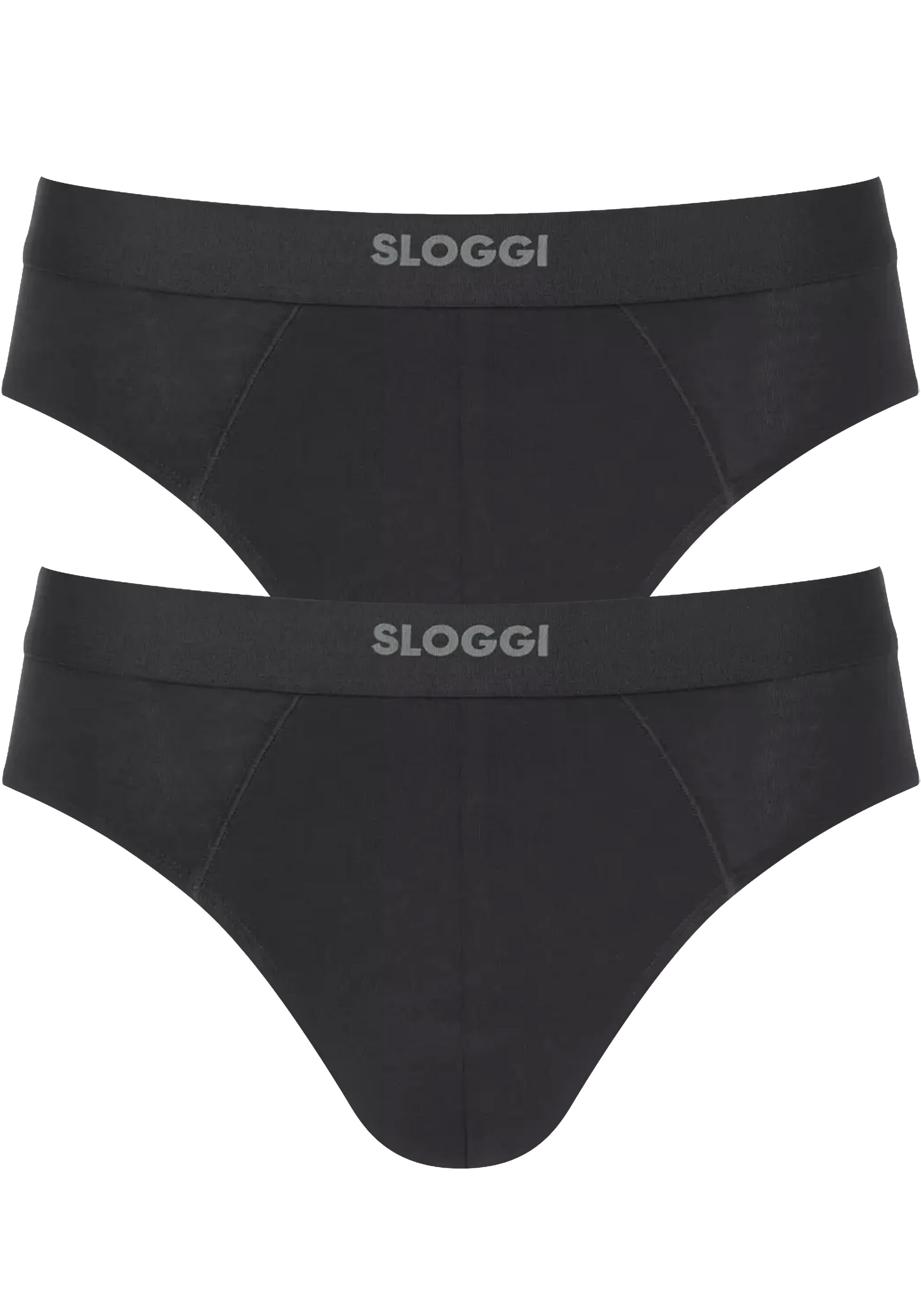 Sloggi Men EVER Ease Brief, heren slip (2-pack), zwart