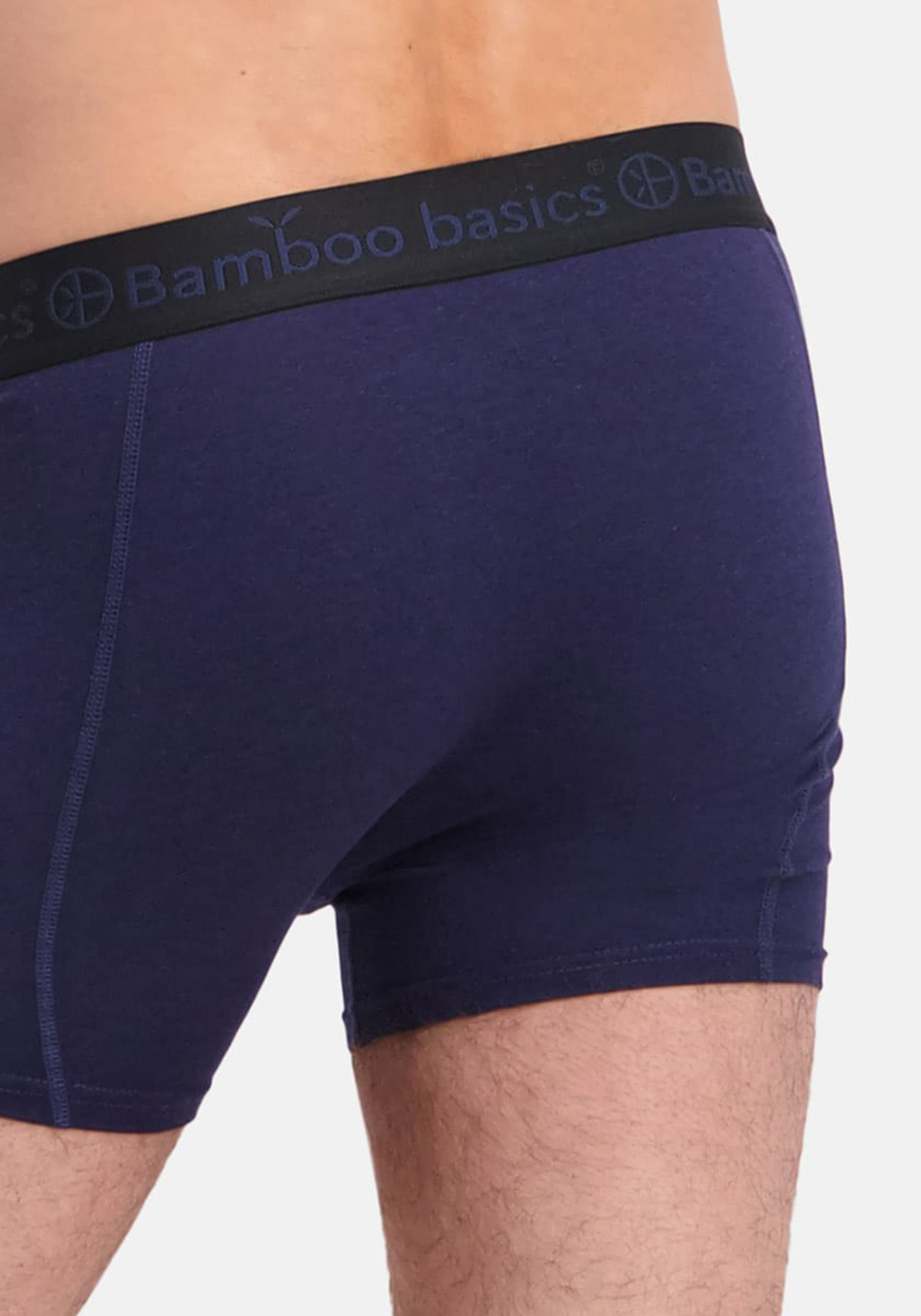 Bamboo Basics Rico boxershorts (7-pack), heren boxershort, 3x zwart, 2x donkerblauw, 2x legergroen