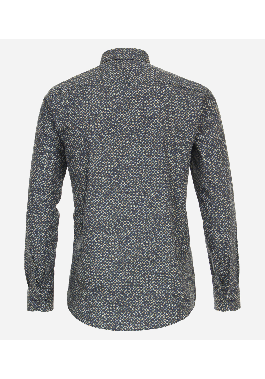 image_3_36cf1430045f5101bee3756db6964b23jpgautoformatbgF3F3F3blend-alpha100blend-colorF3F3F3blend-modedarkenfitclampp CASA MODA Sport casual fit overhemd, popeline, groen dessin