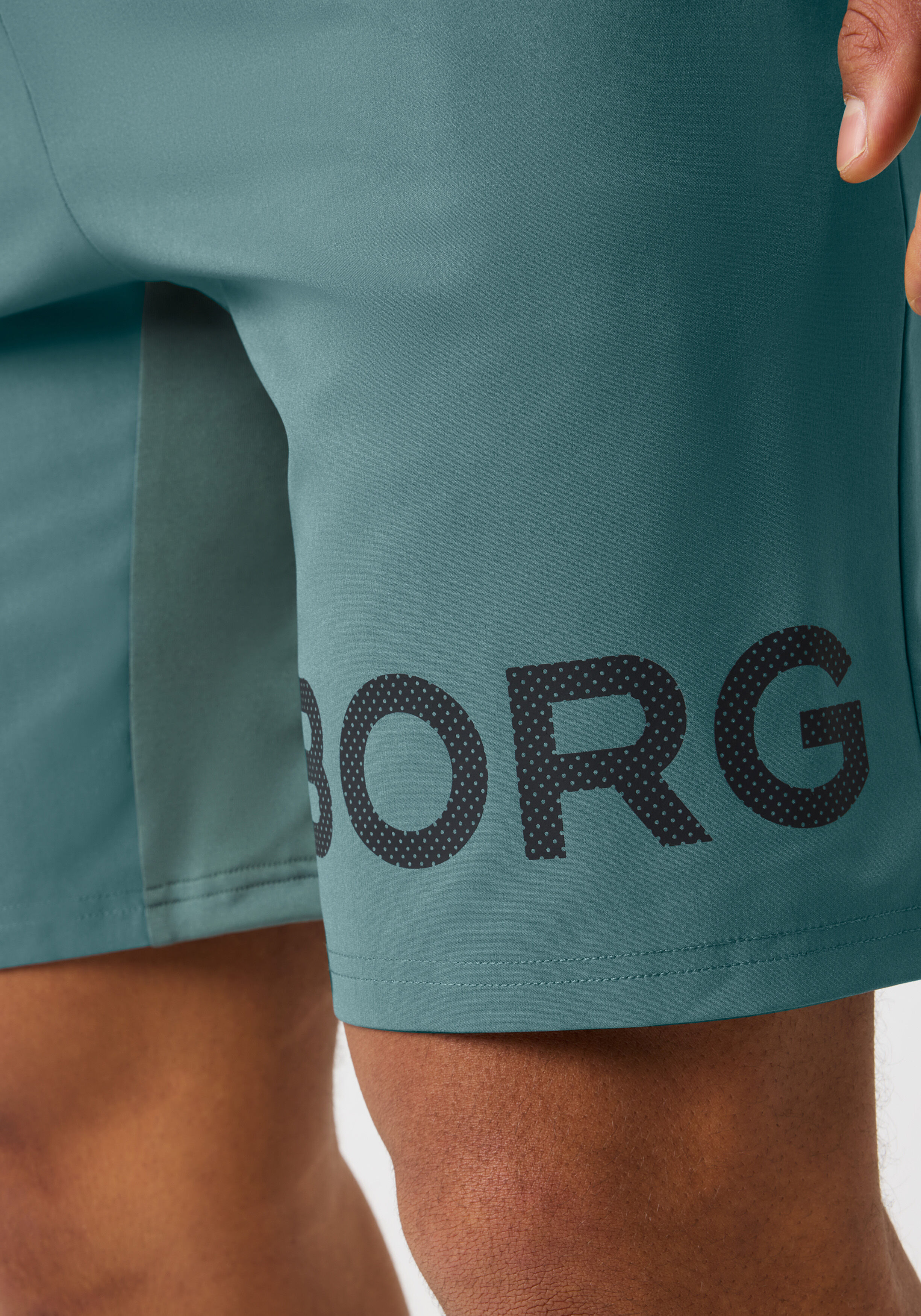 Bjorn Borg 9Inch Shorts, heren sportbroek kort, groen
