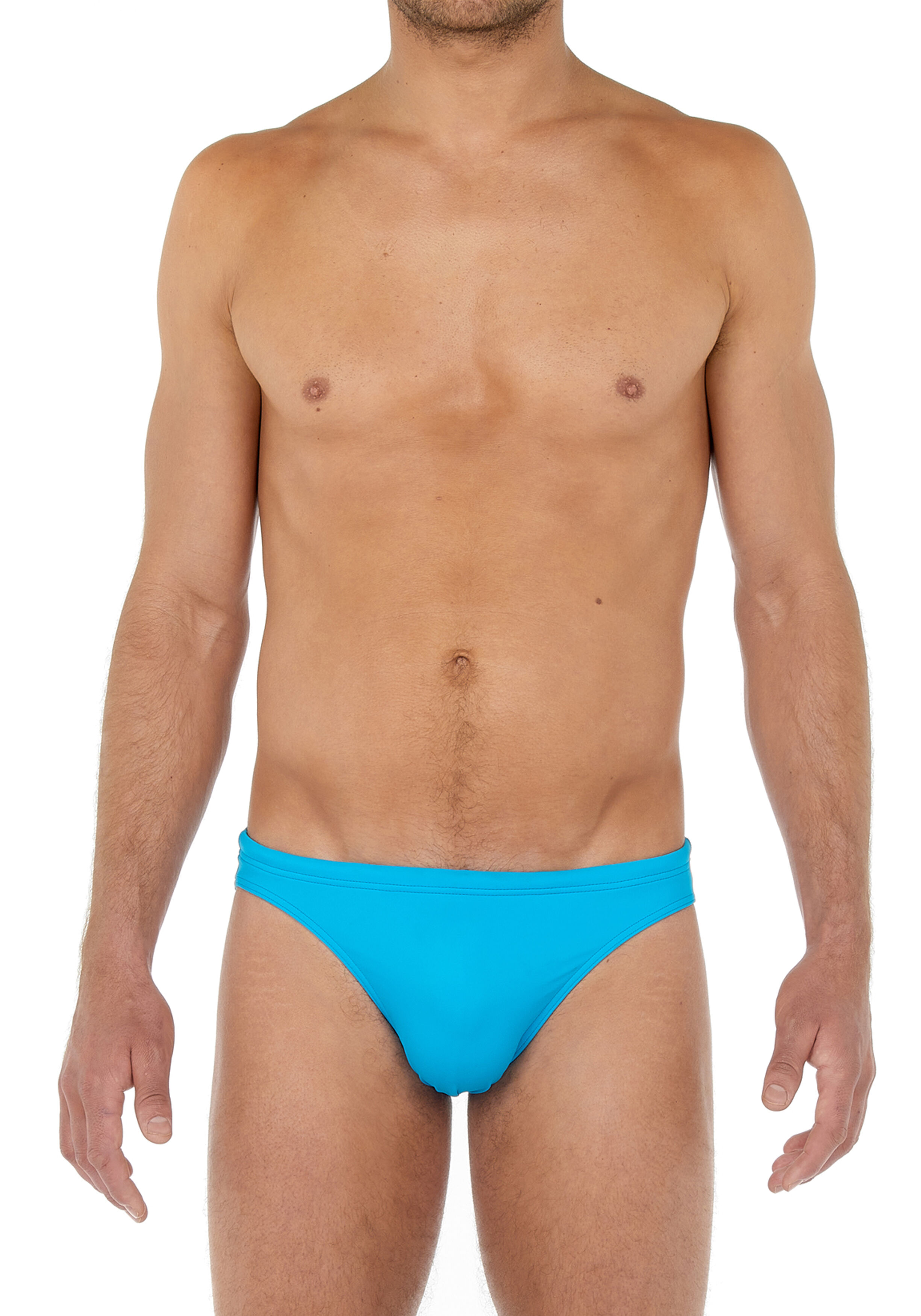 HOM Sea life swim micro briefs, heren zwemslip, turquoise