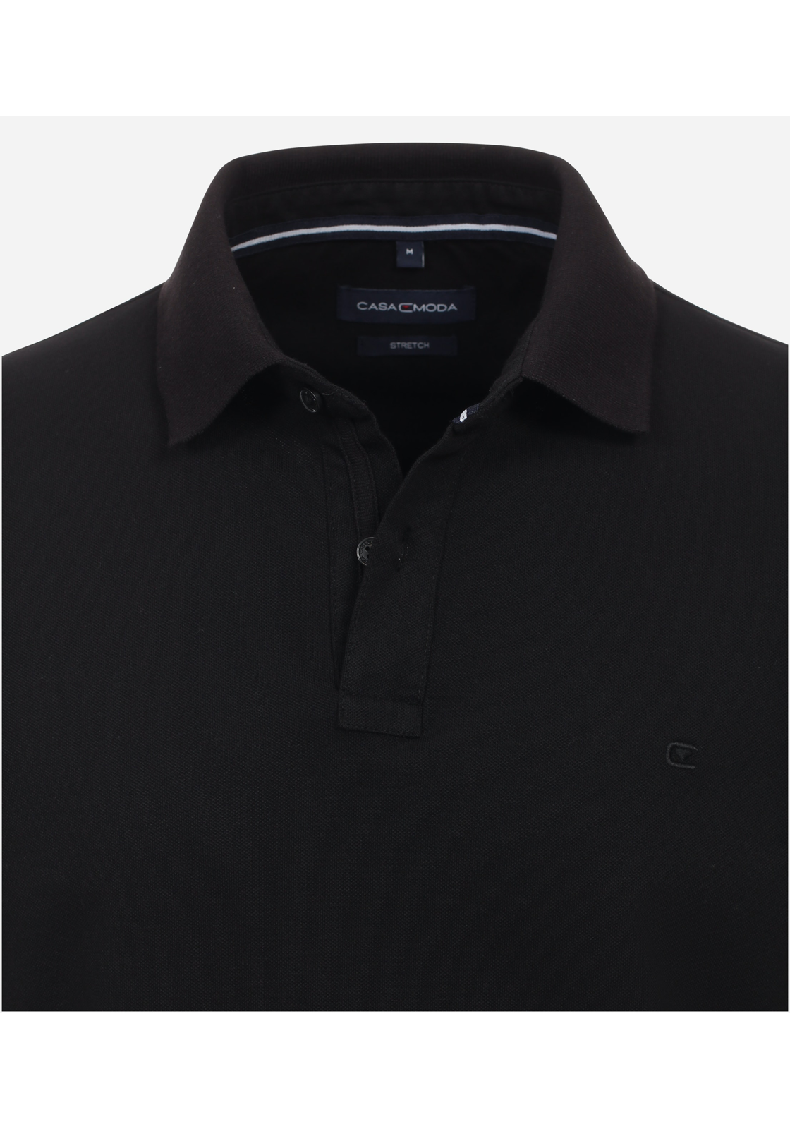 image_4_9aa4b96b36b138079f32fc630a54ed07jpgautoformatbgF3F3F3blend-alpha100blend-colorF3F3F3blend-modedarkenfitclampp CASA MODA comfort fit polo lange mouw, zwart