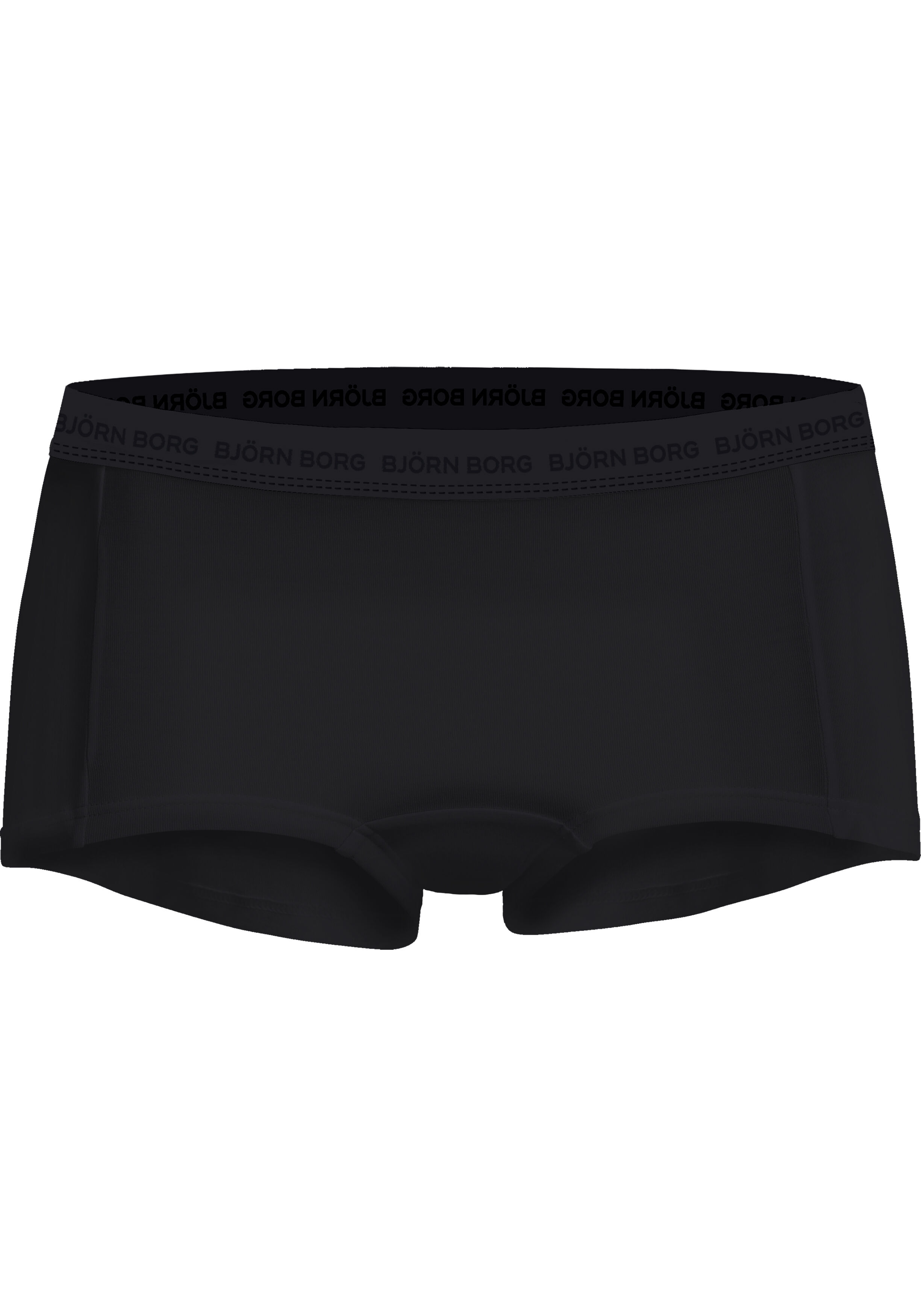 Bjorn Borg dames Core minishorts, boxers korte pijpen (5-pack), zwart, grijs, print, groen, grijs