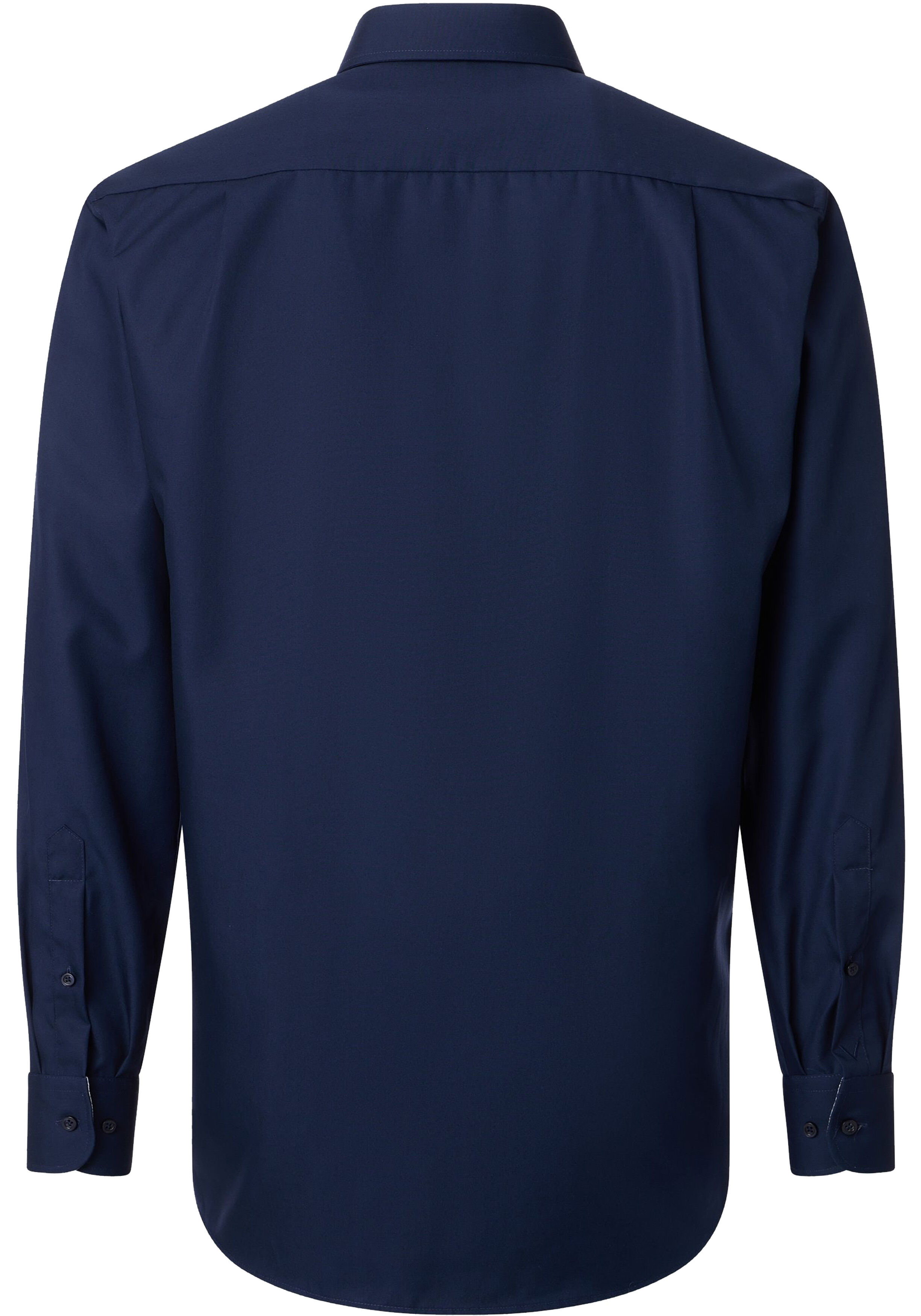 VENTI CASA MODA comfort fit overhemd, mouwlengte 72 cm, structuur, donkerblauw
