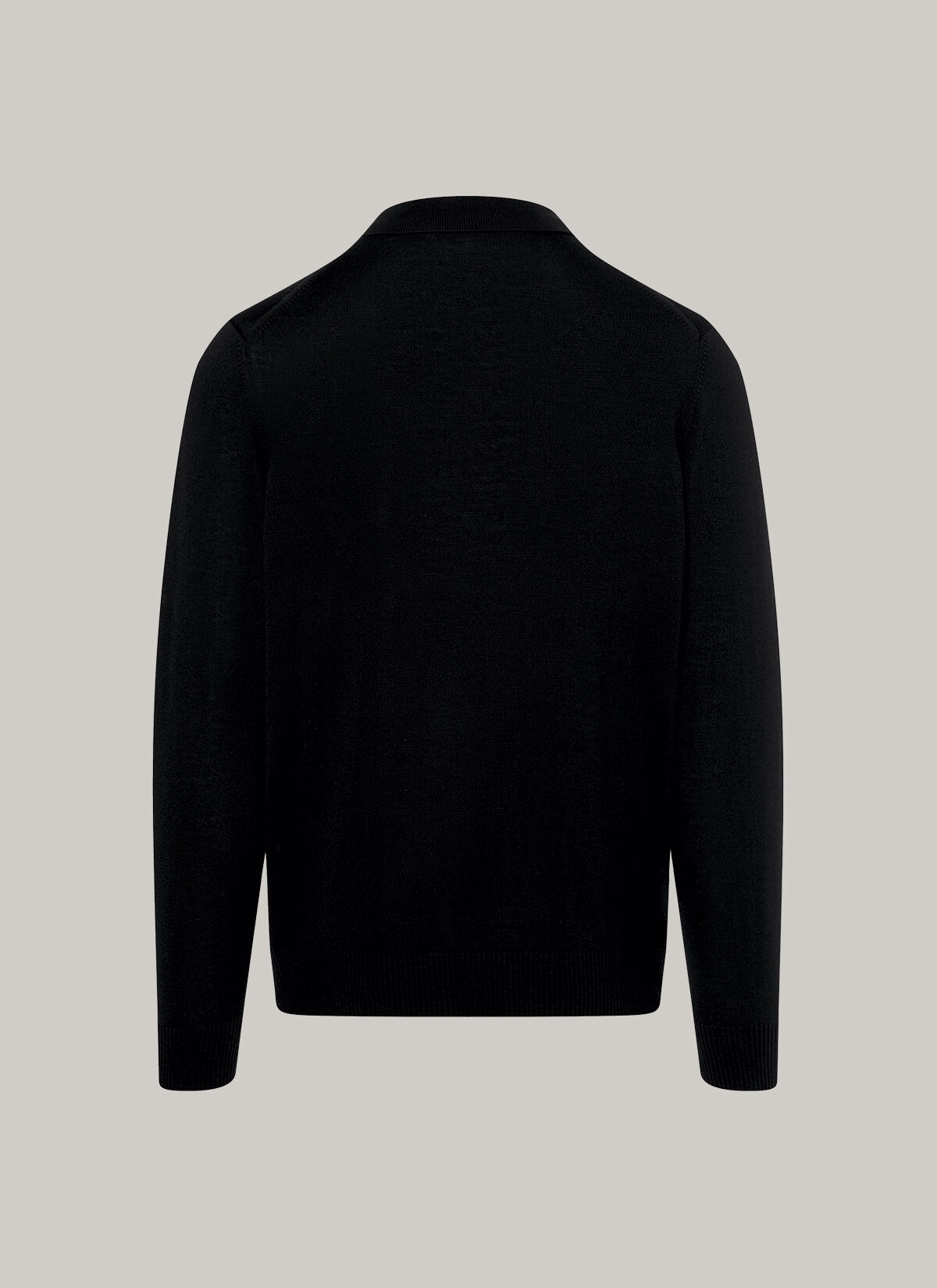 MAERZ Regular Fit heren pullover wol, zwart