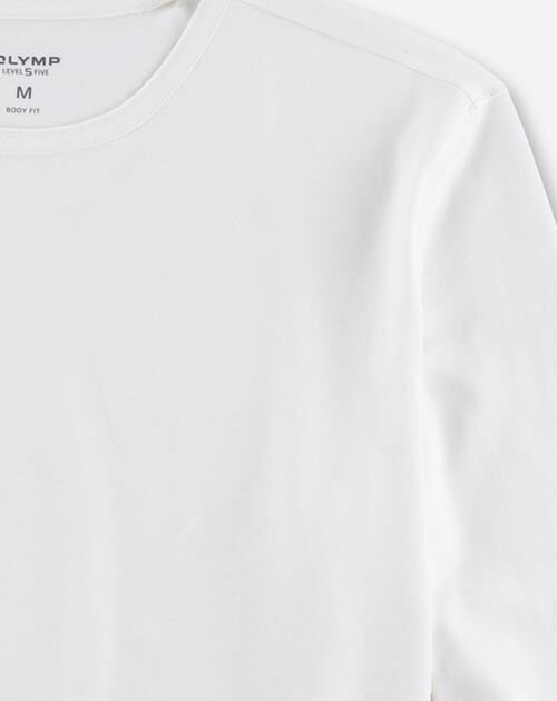 OLYMP Casual modern fit T-shirt, gebroken wit
