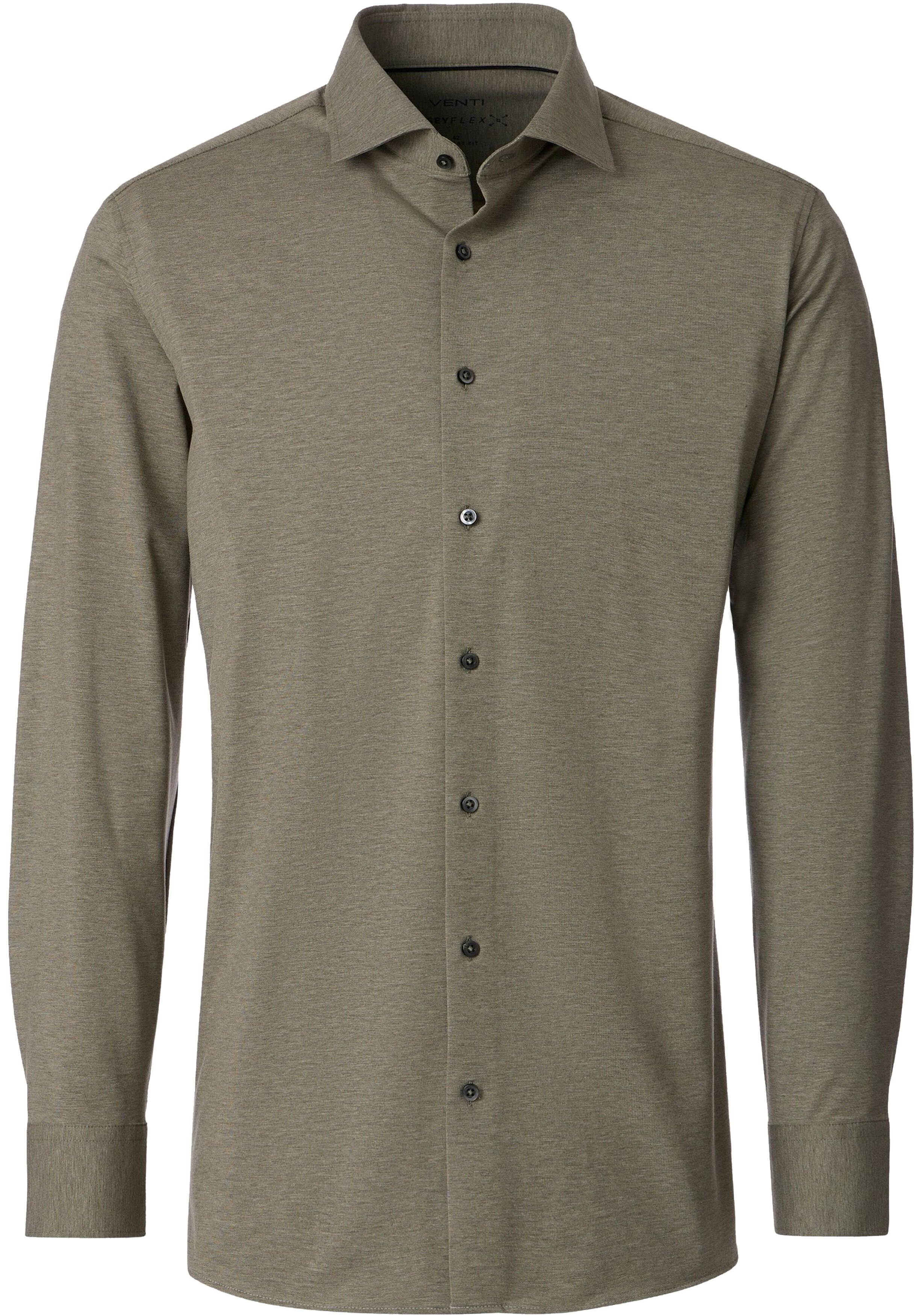 VENTI CASA MODA comfort fit overhemd, jersey, lichtgroen