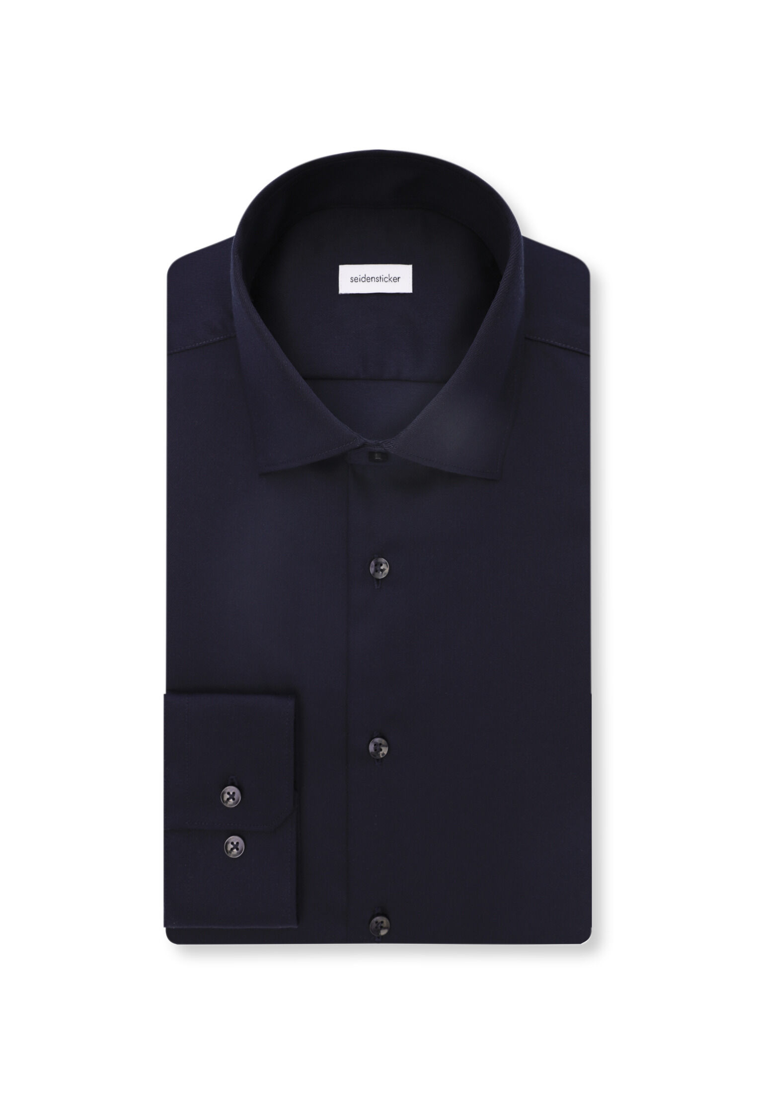 Seidensticker slim fit overhemd, popeline, blauw