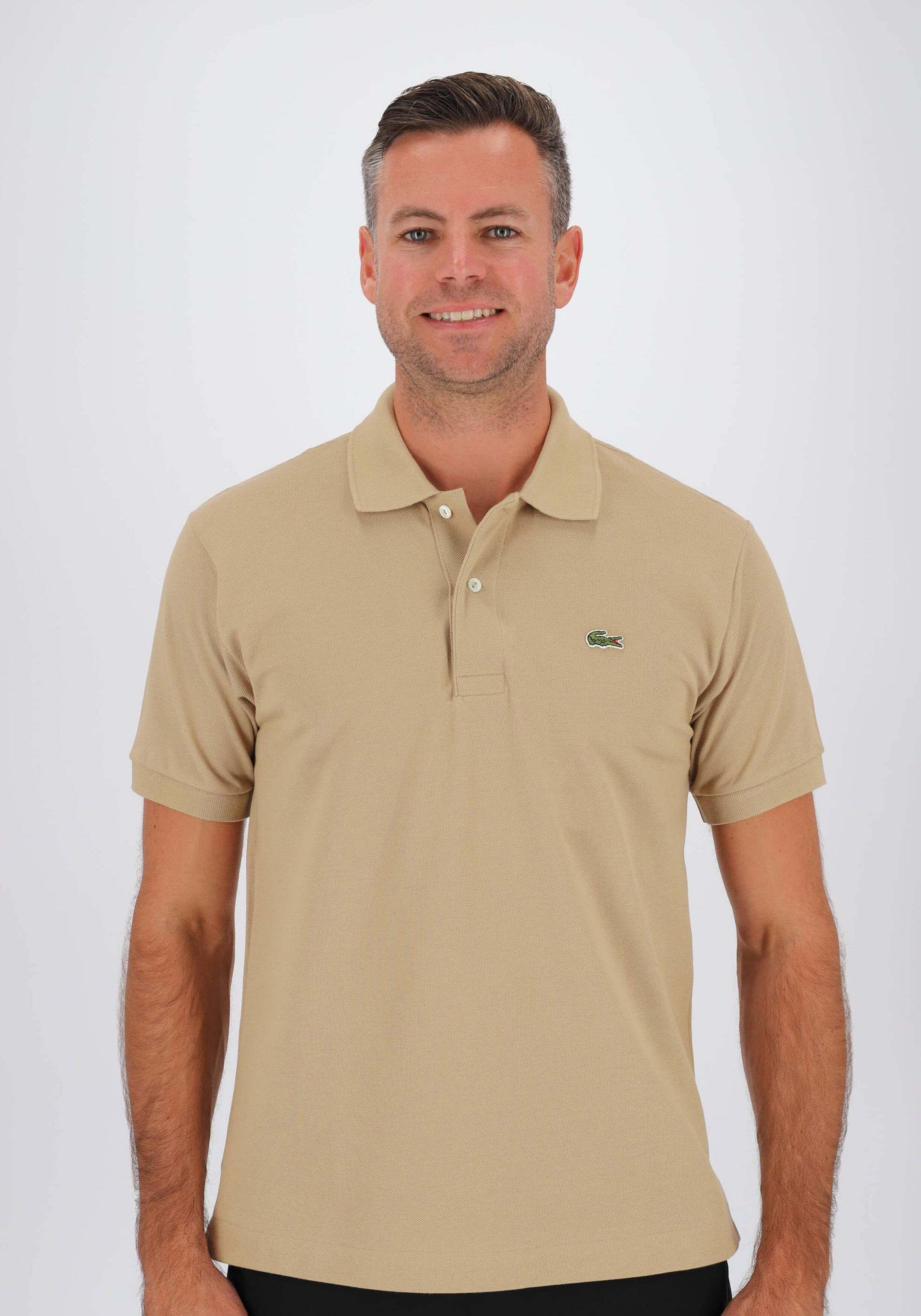 Lacoste Classic Fit polo, beige