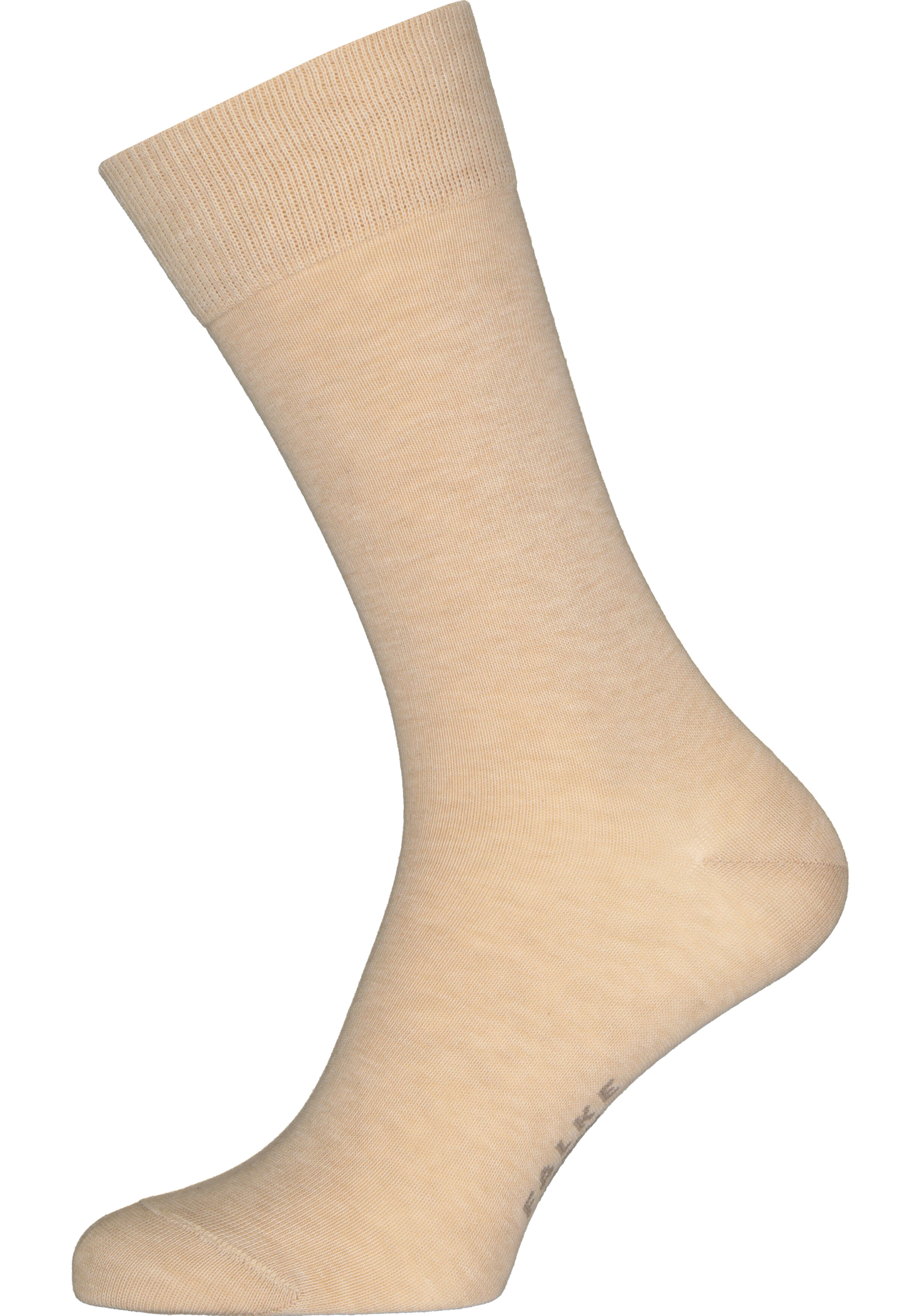 FALKE Happy herensokken (2-pack), beige (sand melange)