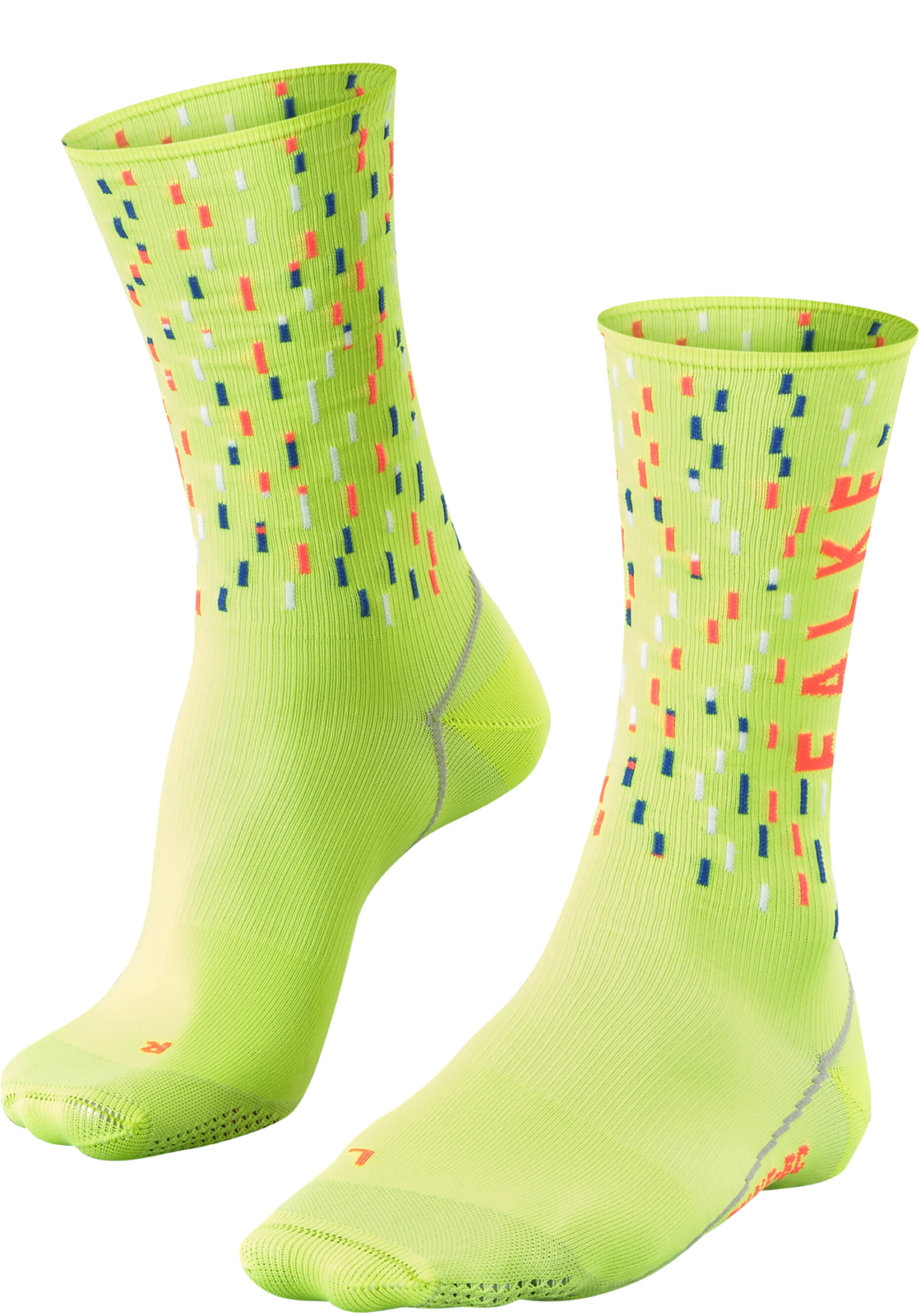 FALKE BC Impulse unisex sokken, neon geel (lightning) FALKE BC Impulse unisex sokken, neon geel (lightning)