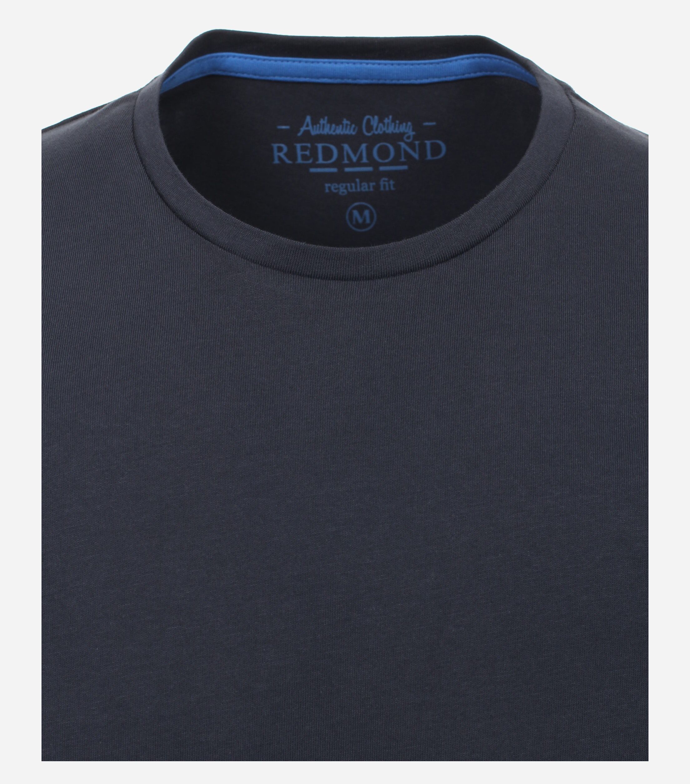 Redmond regular fit T-shirt, korte mouw O-hals, blauw